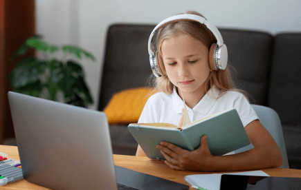 boy with laptop