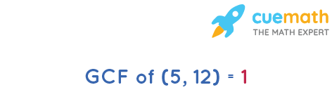 Gcf Of 5 And 12 How To Find Gcf Of 5 12