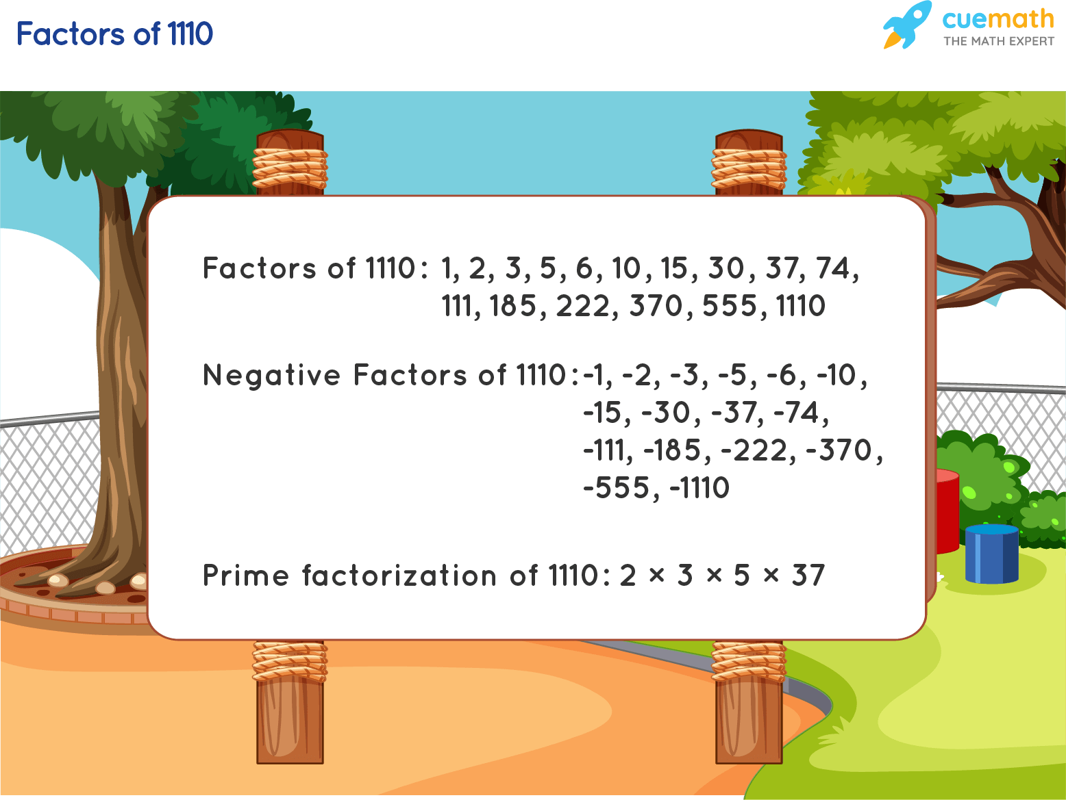 Factors of 1110