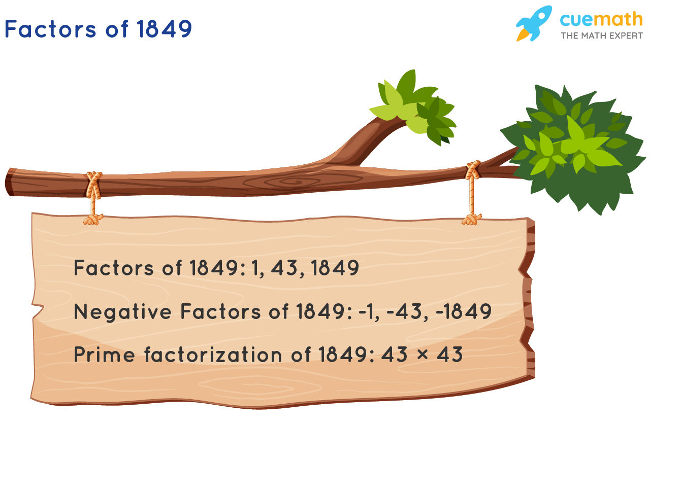 Factors Of 1849 Find Prime Factorization Factors Of 1849