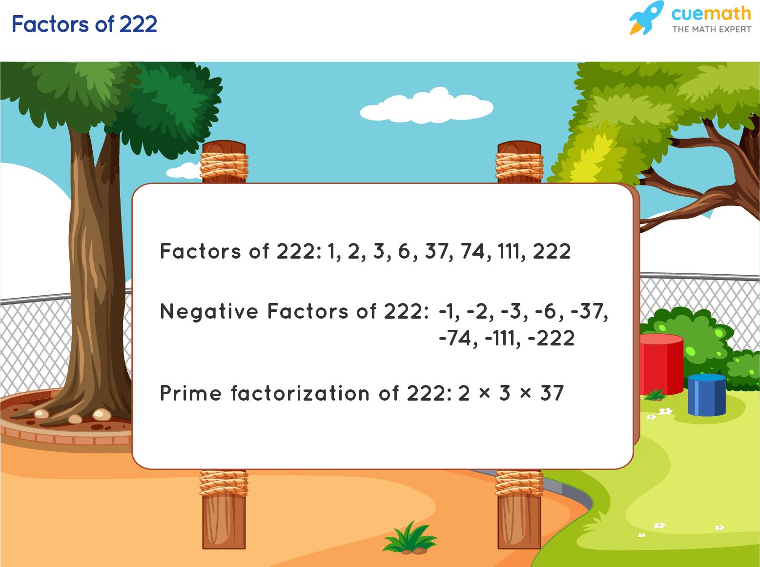 Factors of 222