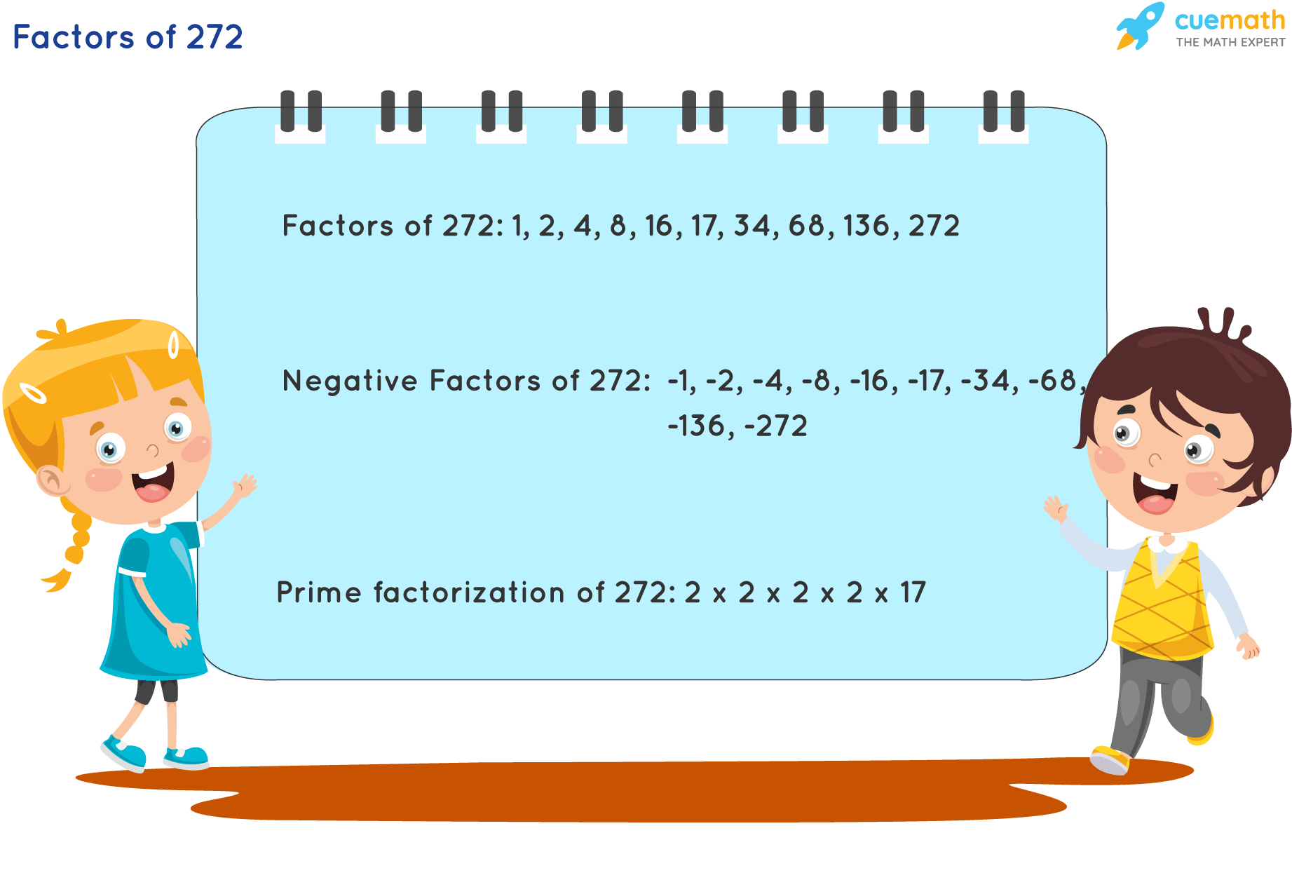 Factors Of 272 Find Prime Factorization Factors Of 272