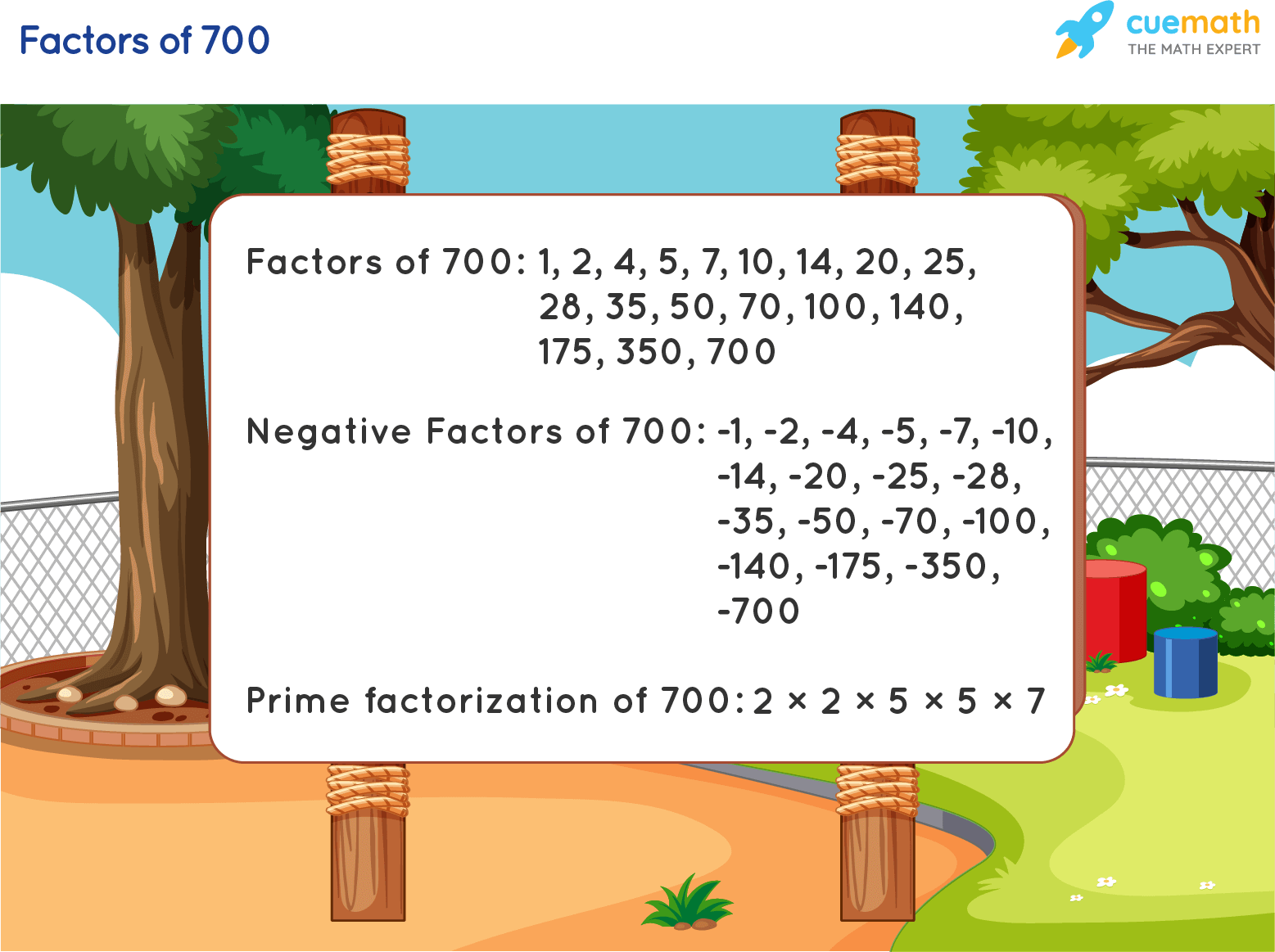 Factors of 700