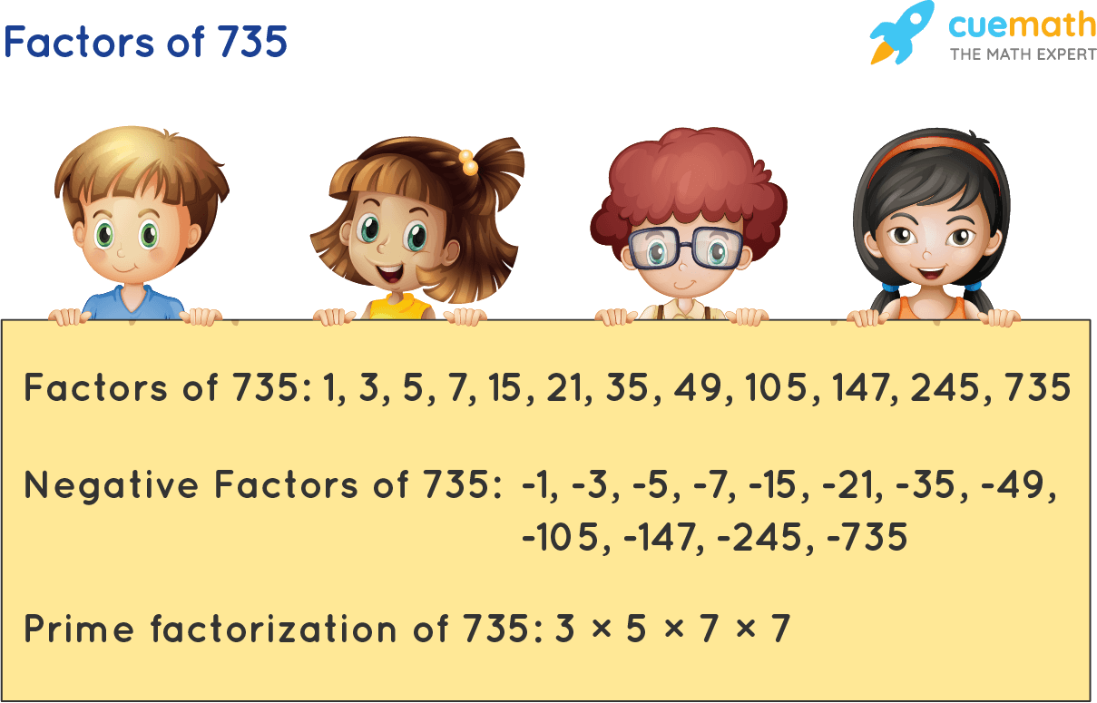 Factors of 735 - Find Prime Factorization/Factors of 735