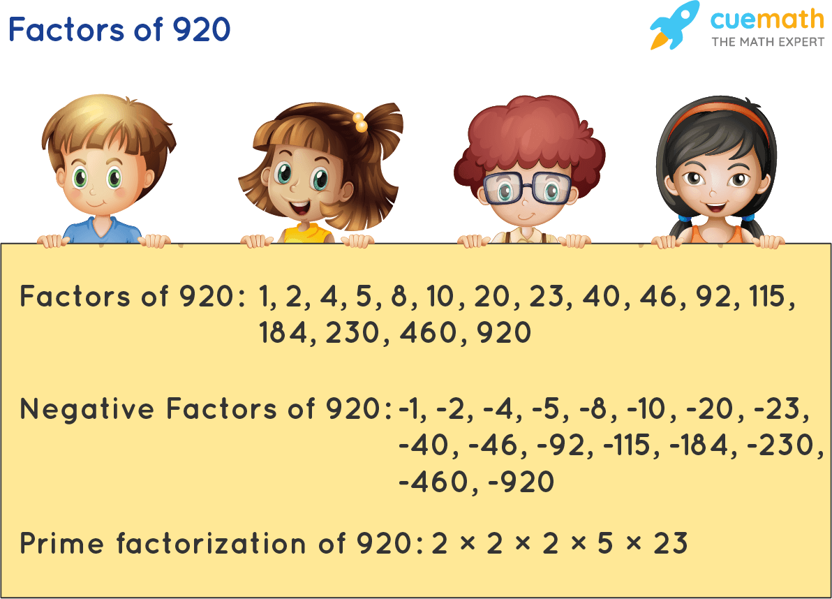 Factors of 920