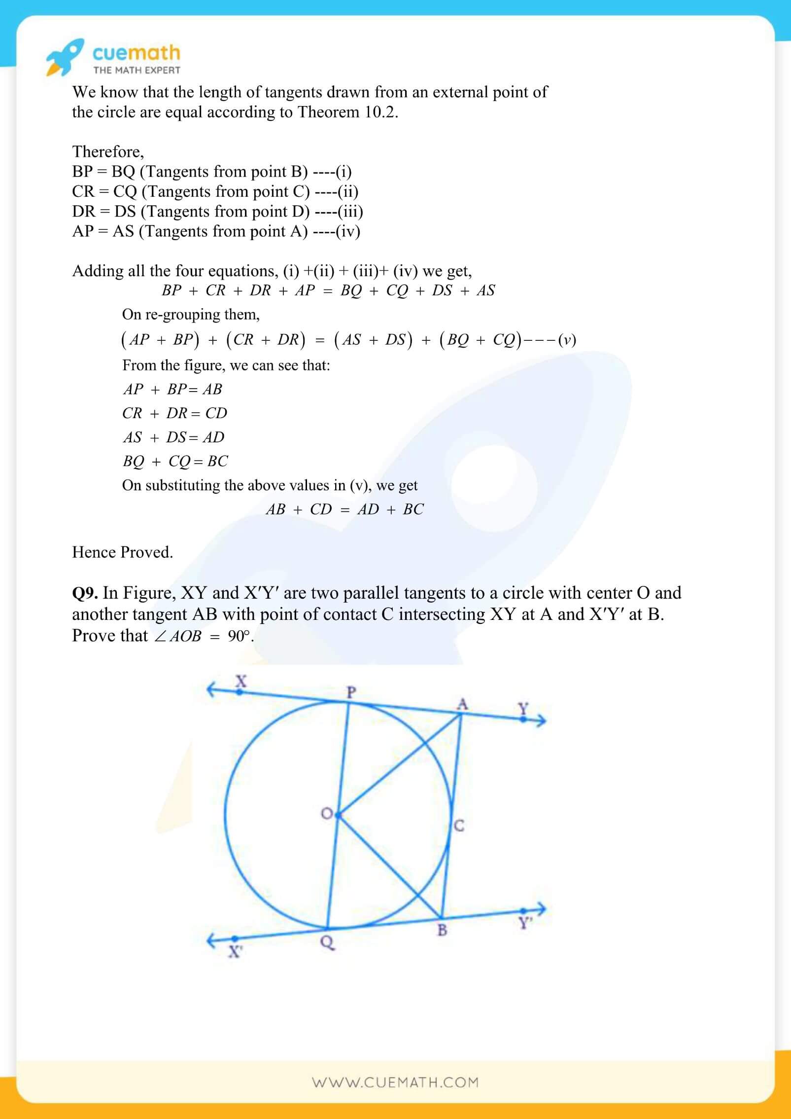 Ncert Solutions Class Maths Chapter Circles Access Free Pdf