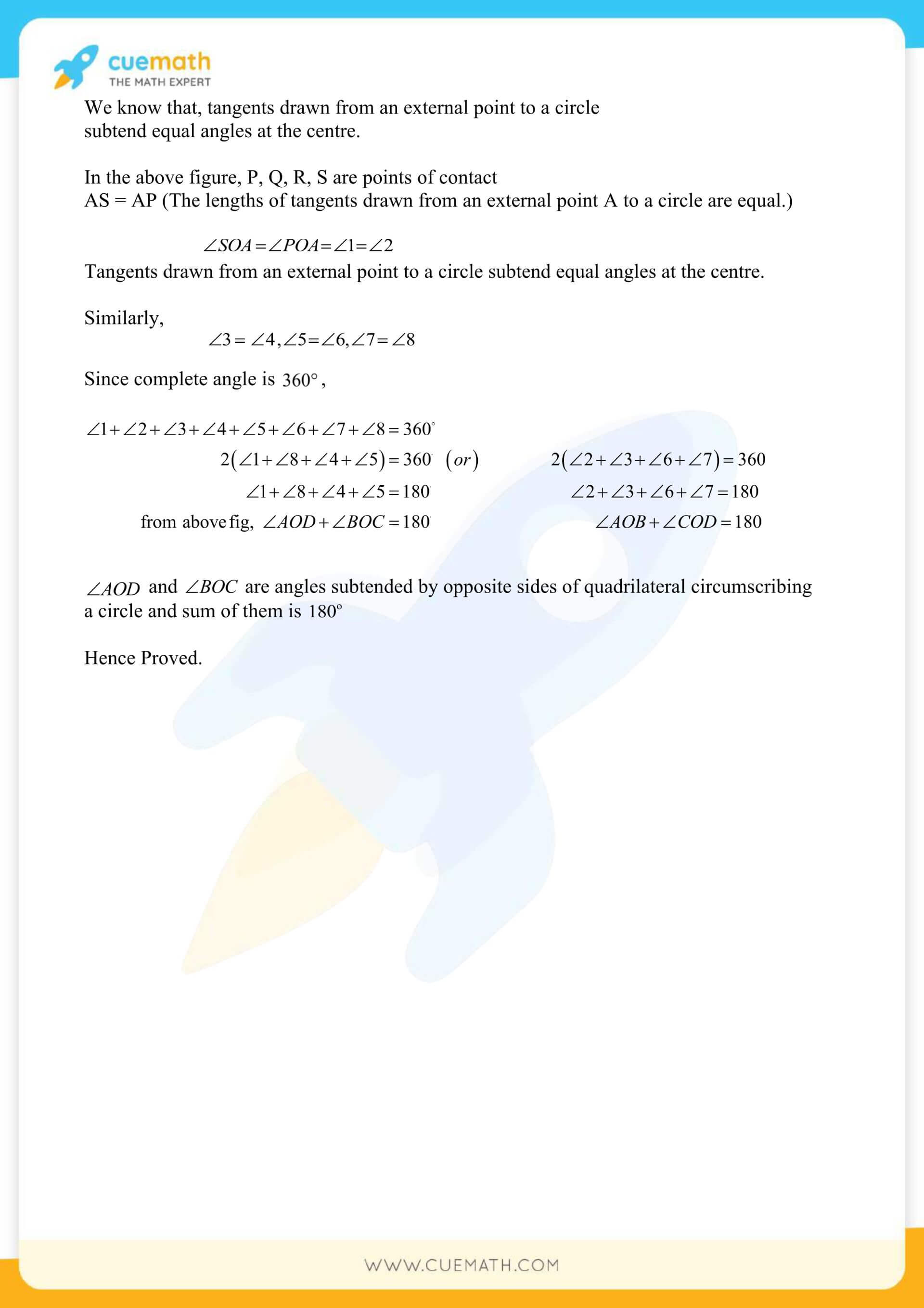 NCERT Solutions Class 10 Maths Chapter 10 Circles 22