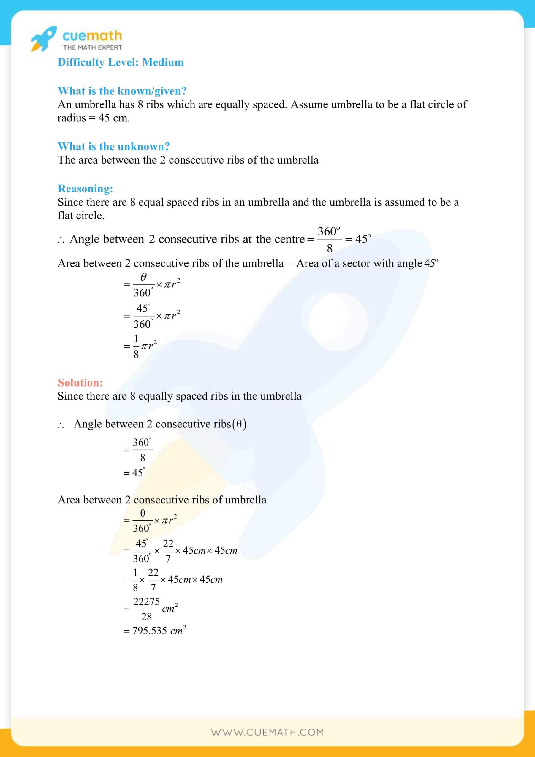 NCERT Solutions Class 10 Maths Chapter 12 Areas Related To Circles 24