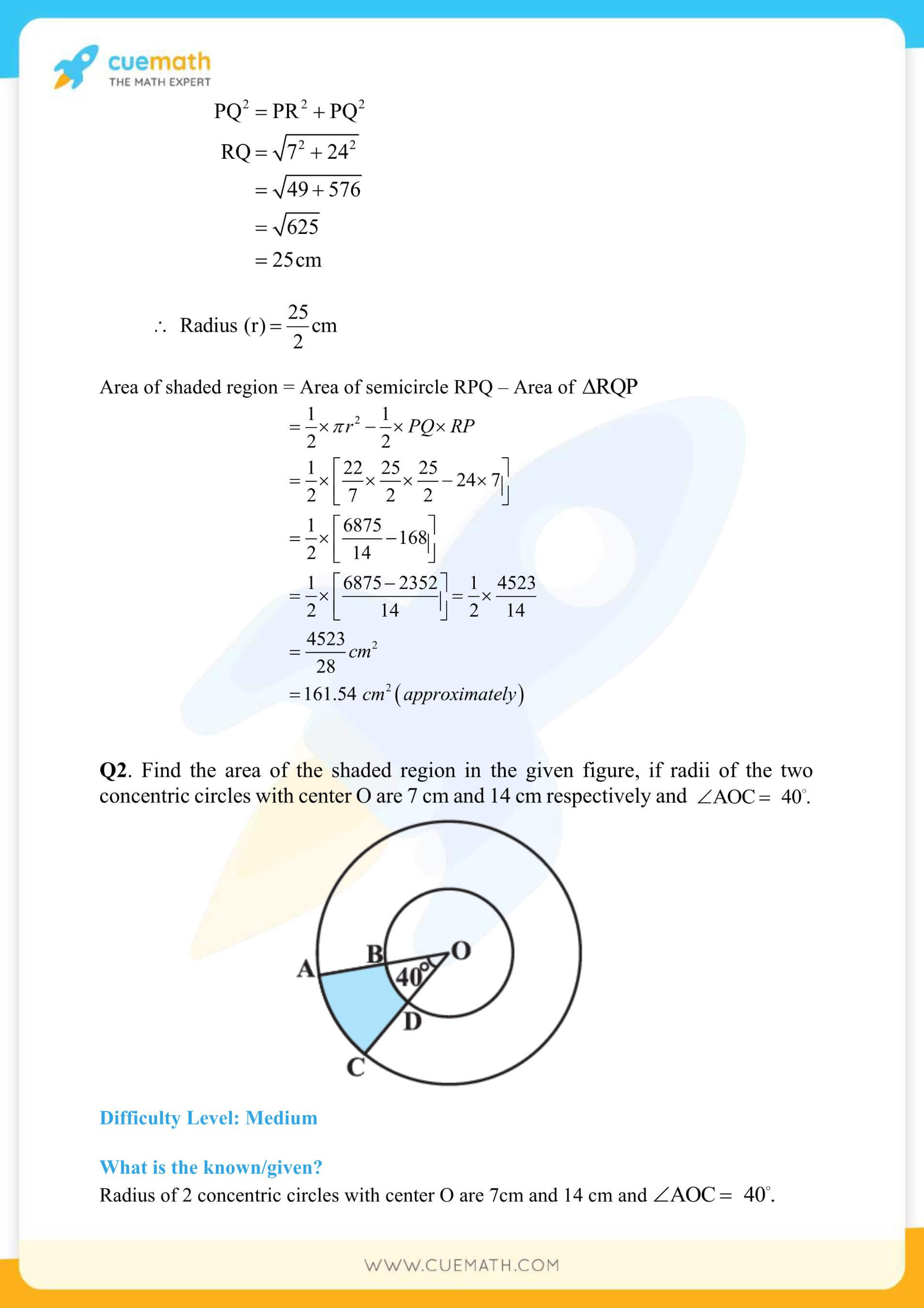 NCERT Solutions Class 10 Maths Chapter 12 Areas Related To Circles 34