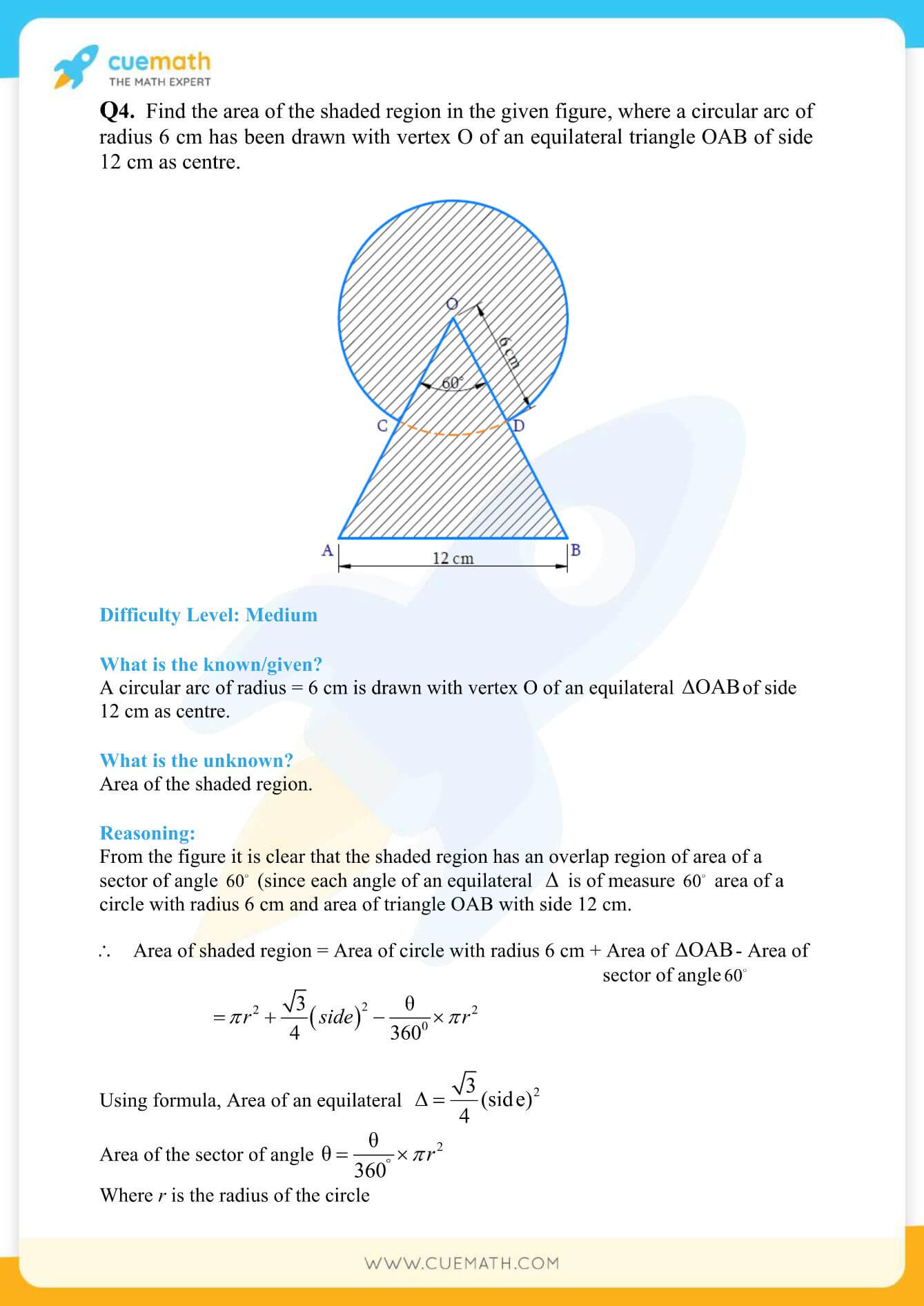 NCERT Solutions Class 10 Maths Chapter 12 Areas Related To Circles 37