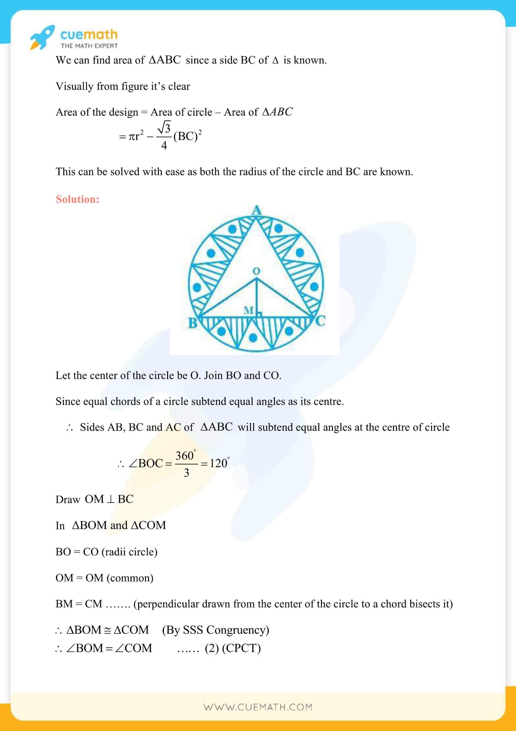 NCERT Solutions Class 10 Maths Chapter 12 Areas Related To Circles 42