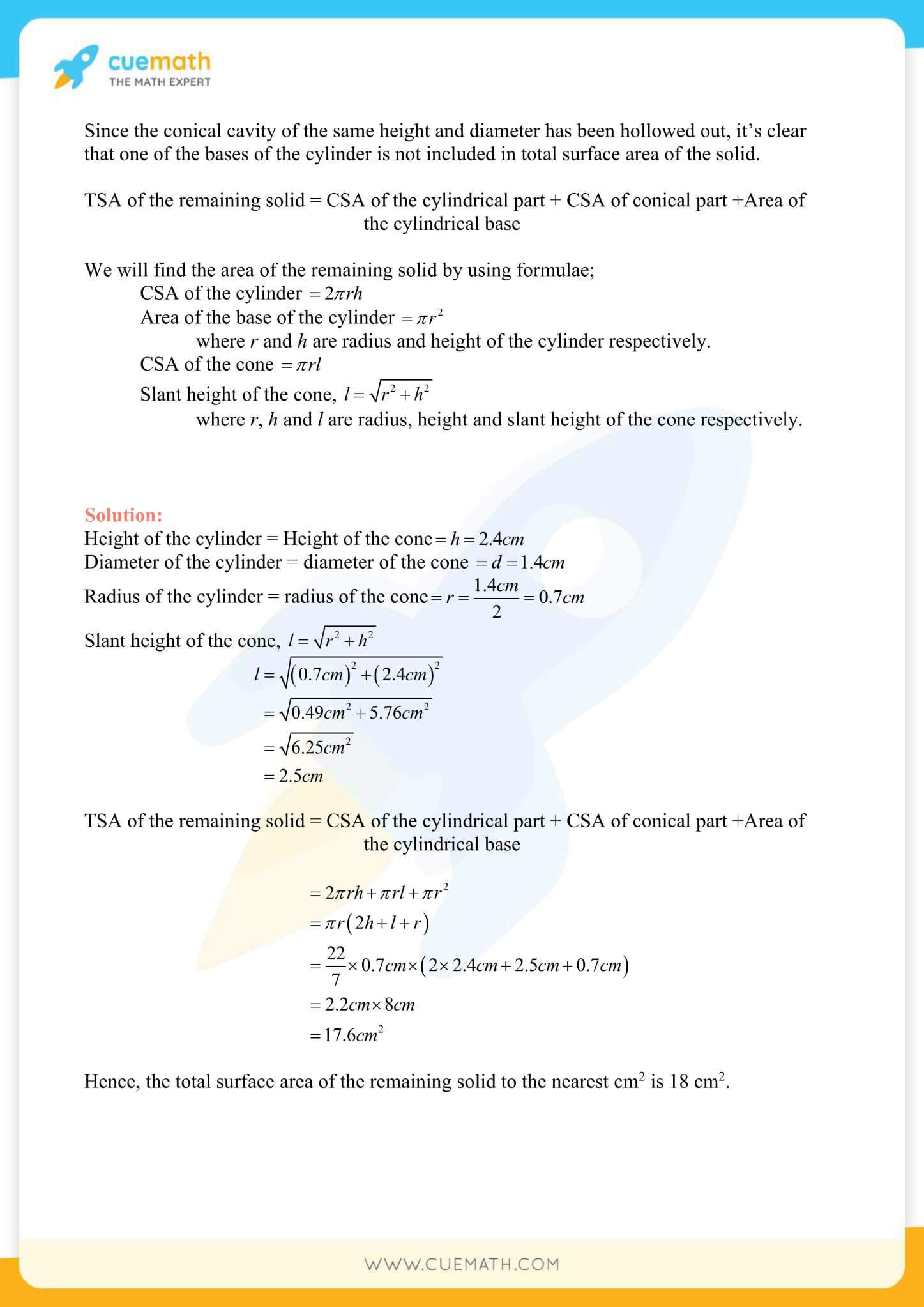 NCERT Solutions Class 10 Maths Chapter 13 Surface Area And Volumes 12