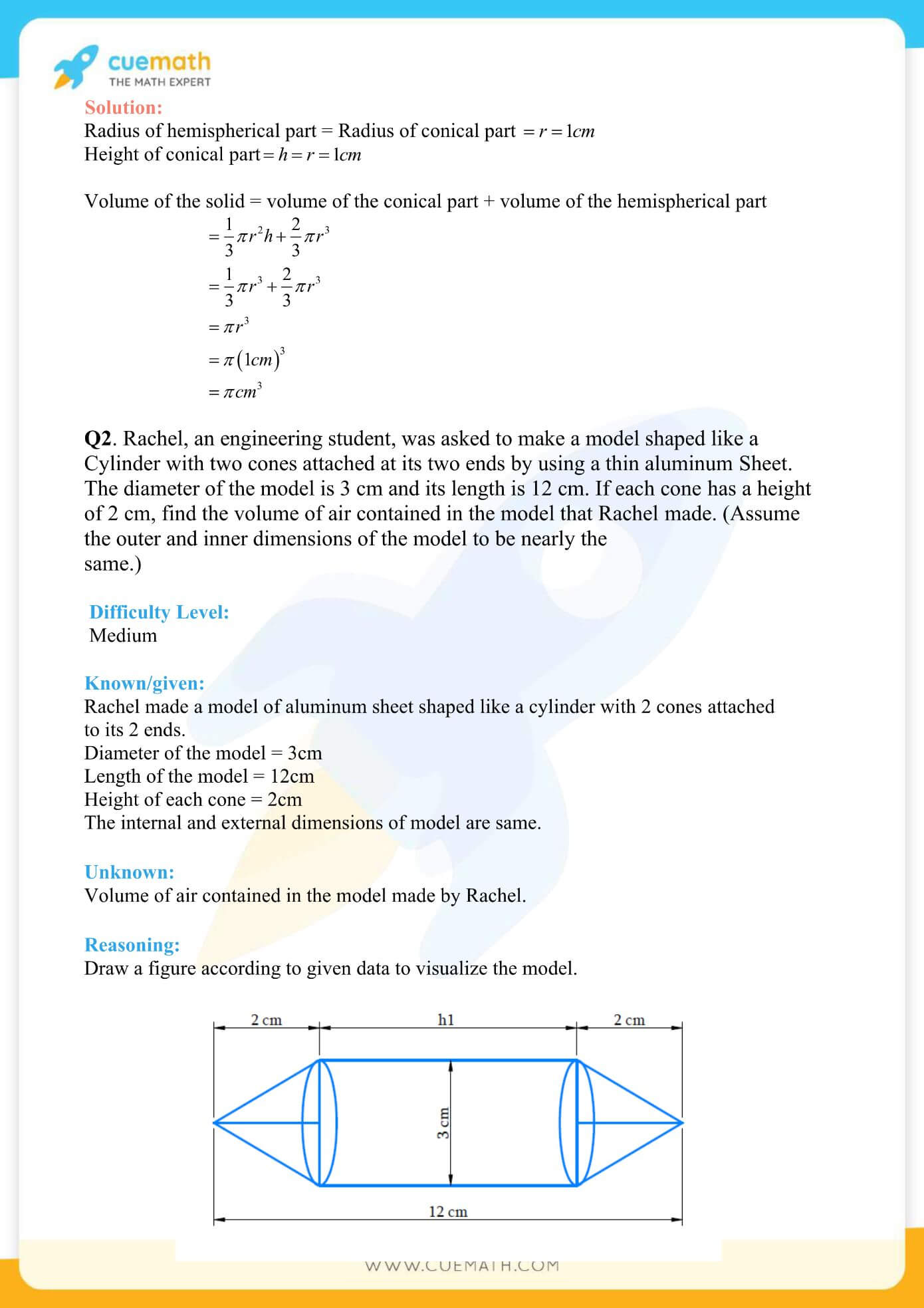 NCERT Solutions Class 10 Maths Chapter 13 Surface Area And Volumes 16