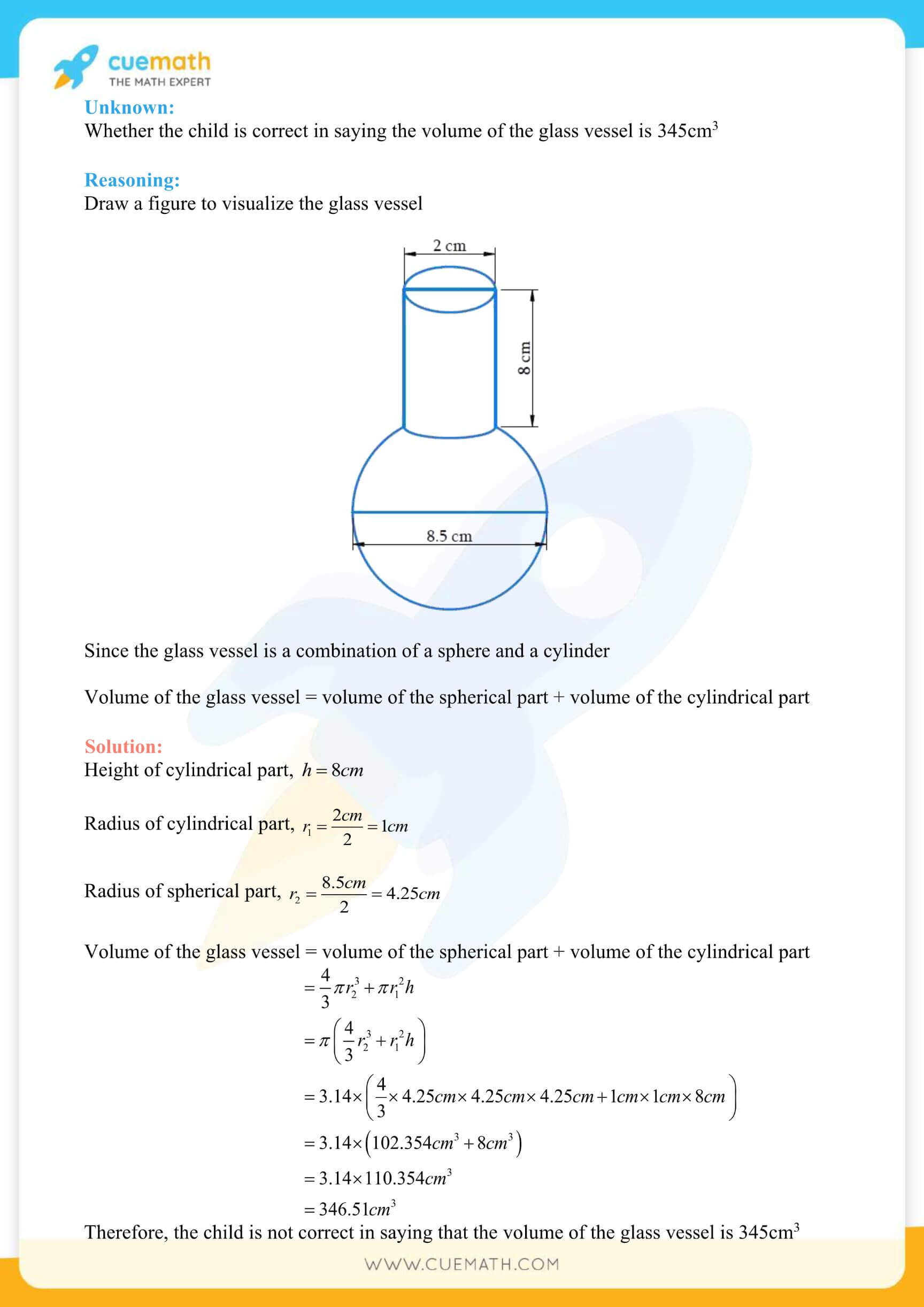 NCERT Solutions Class 10 Maths Chapter 13 Surface Area And Volumes 27