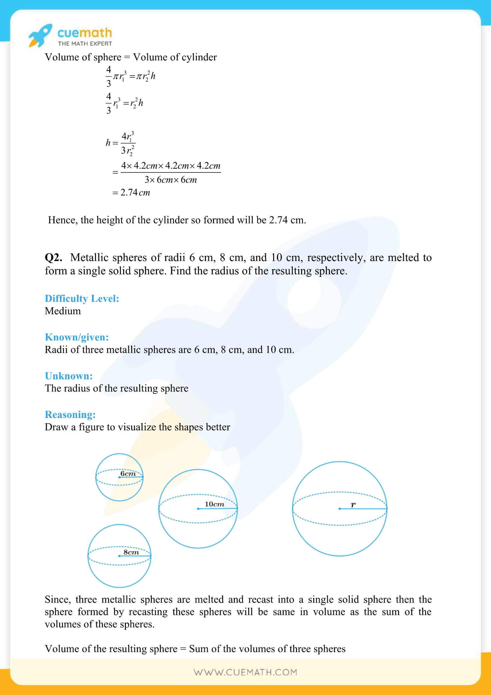 NCERT Solutions Class 10 Maths Chapter 13 Surface Area And Volumes 29