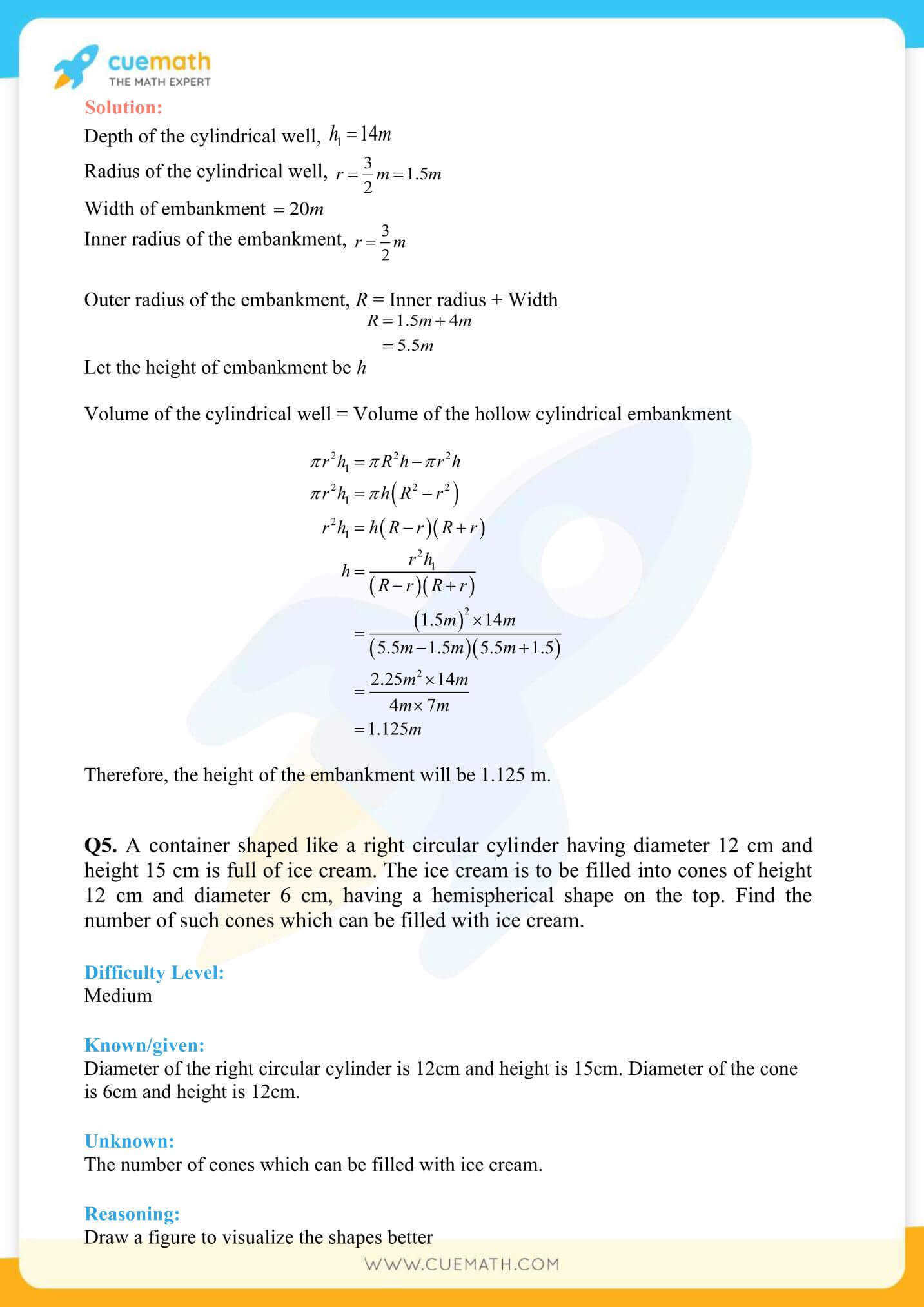 NCERT Solutions Class 10 Maths Chapter 13 Surface Area And Volumes 33
