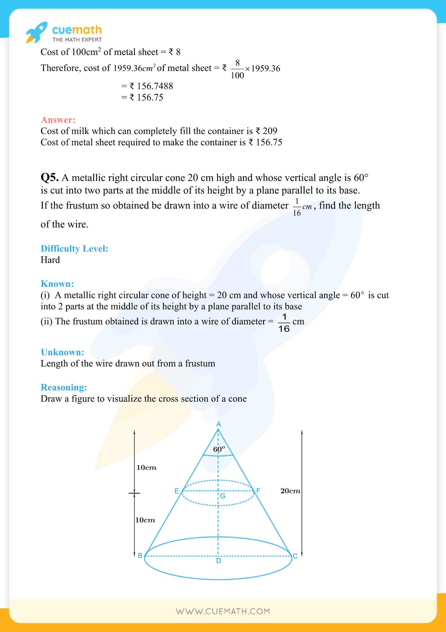 NCERT Solutions Class 10 Maths Chapter 13 Surface Area And Volumes 49