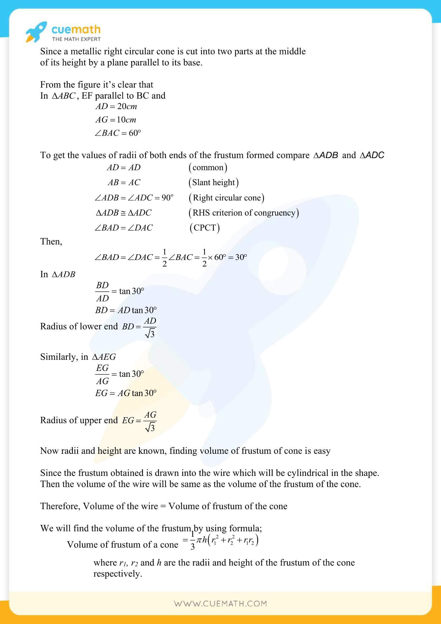 NCERT Solutions Class 10 Maths Chapter 13 Surface Area And Volumes 50