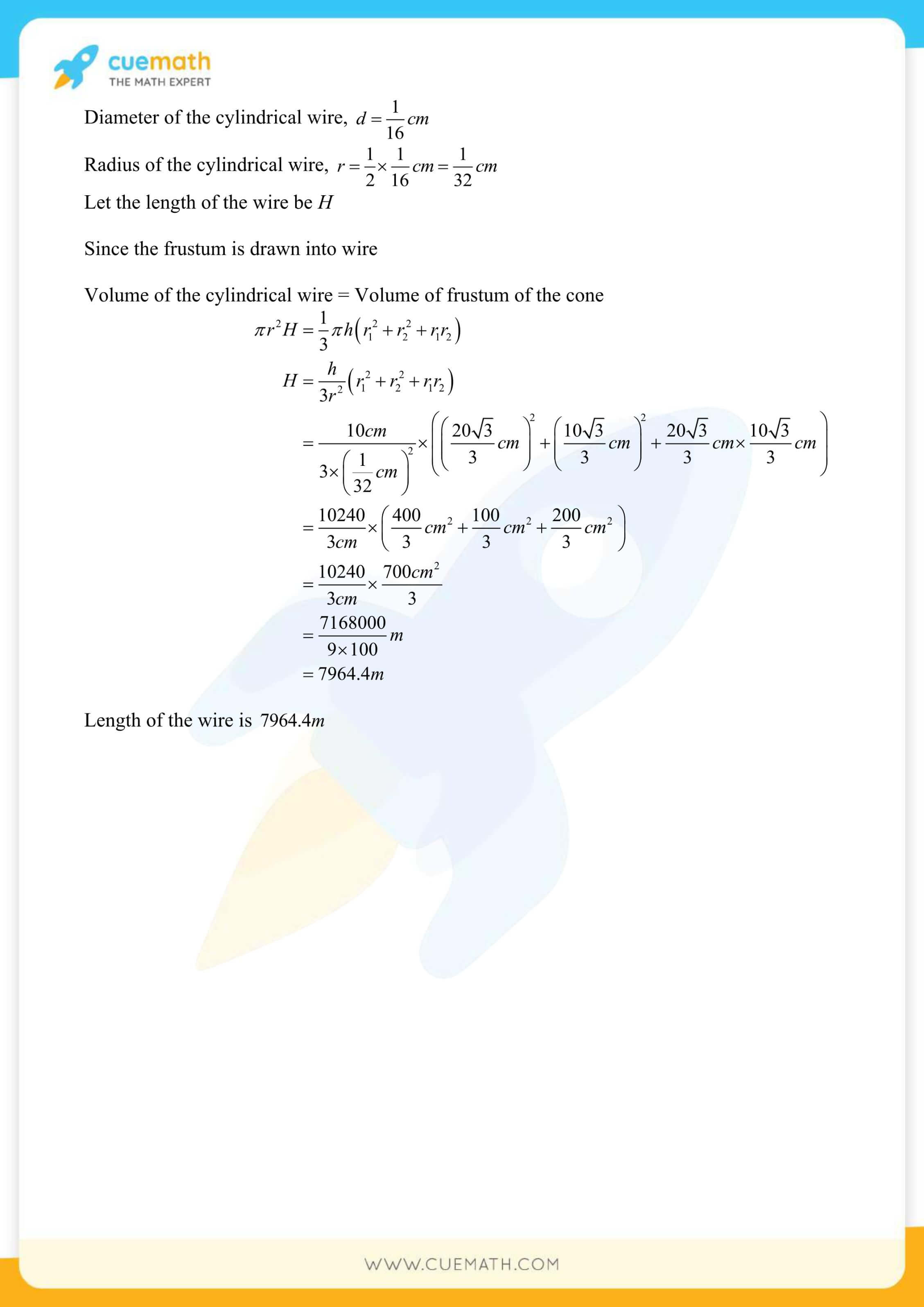 NCERT Solutions Class 10 Maths Chapter 13 Surface Area And Volumes 52