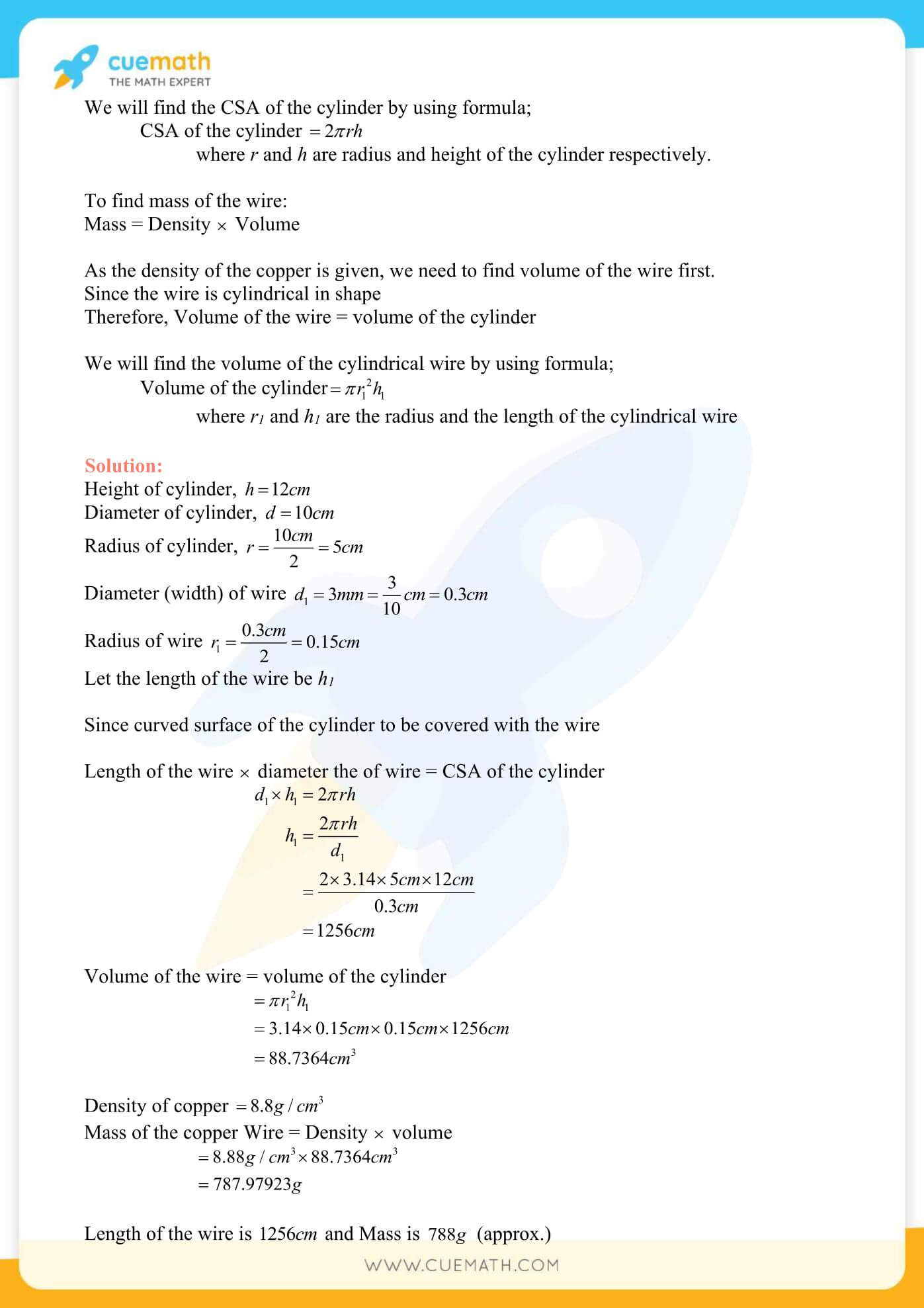 NCERT Solutions Class 10 Maths Chapter 13 Surface Area And Volumes 54