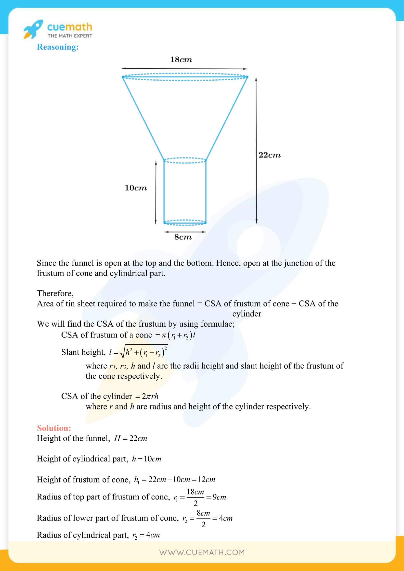 NCERT Solutions Class 10 Maths Chapter 13 Surface Area And Volumes 61