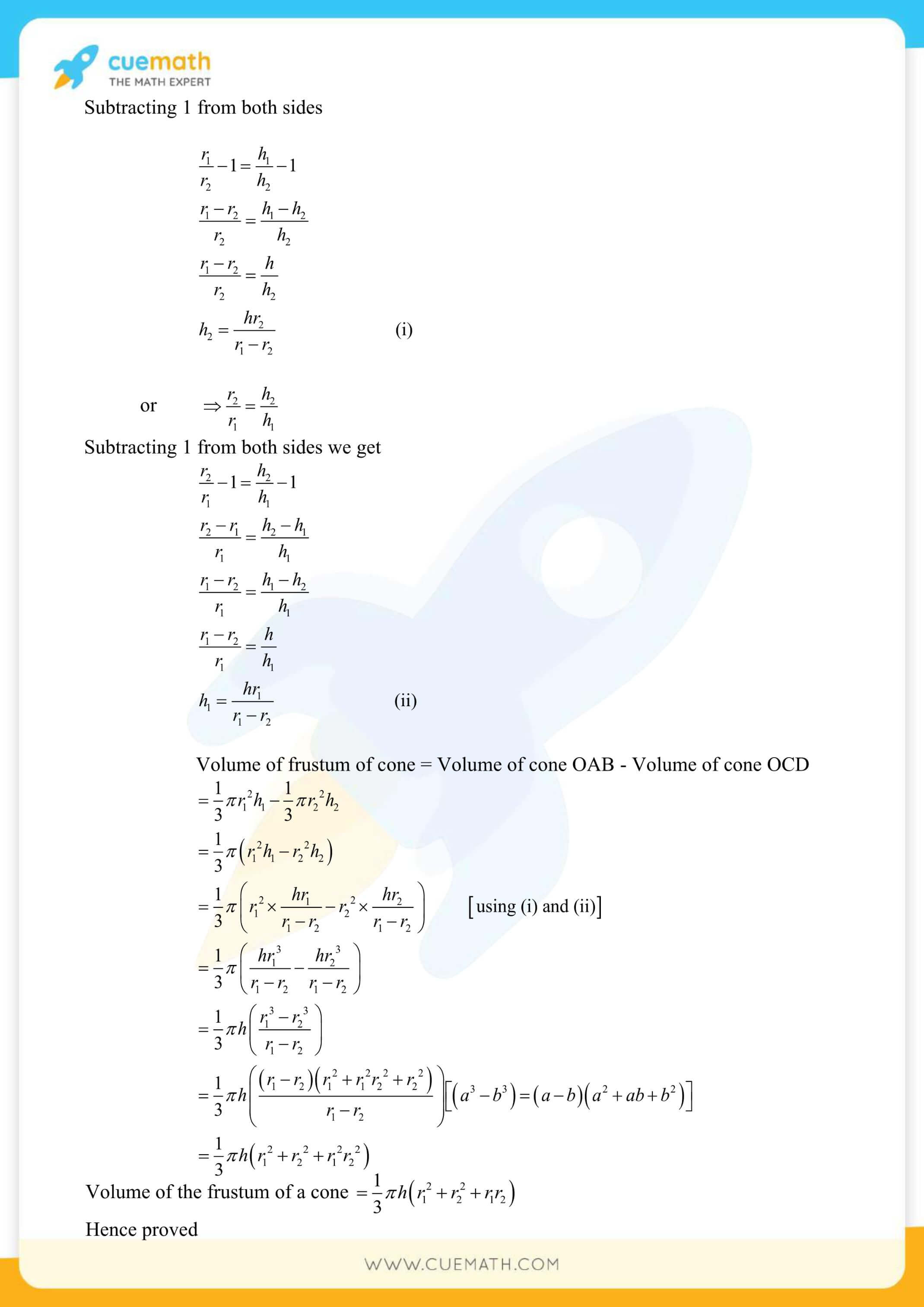NCERT Solutions Class 10 Maths Chapter 13 Surface Area And Volumes 66