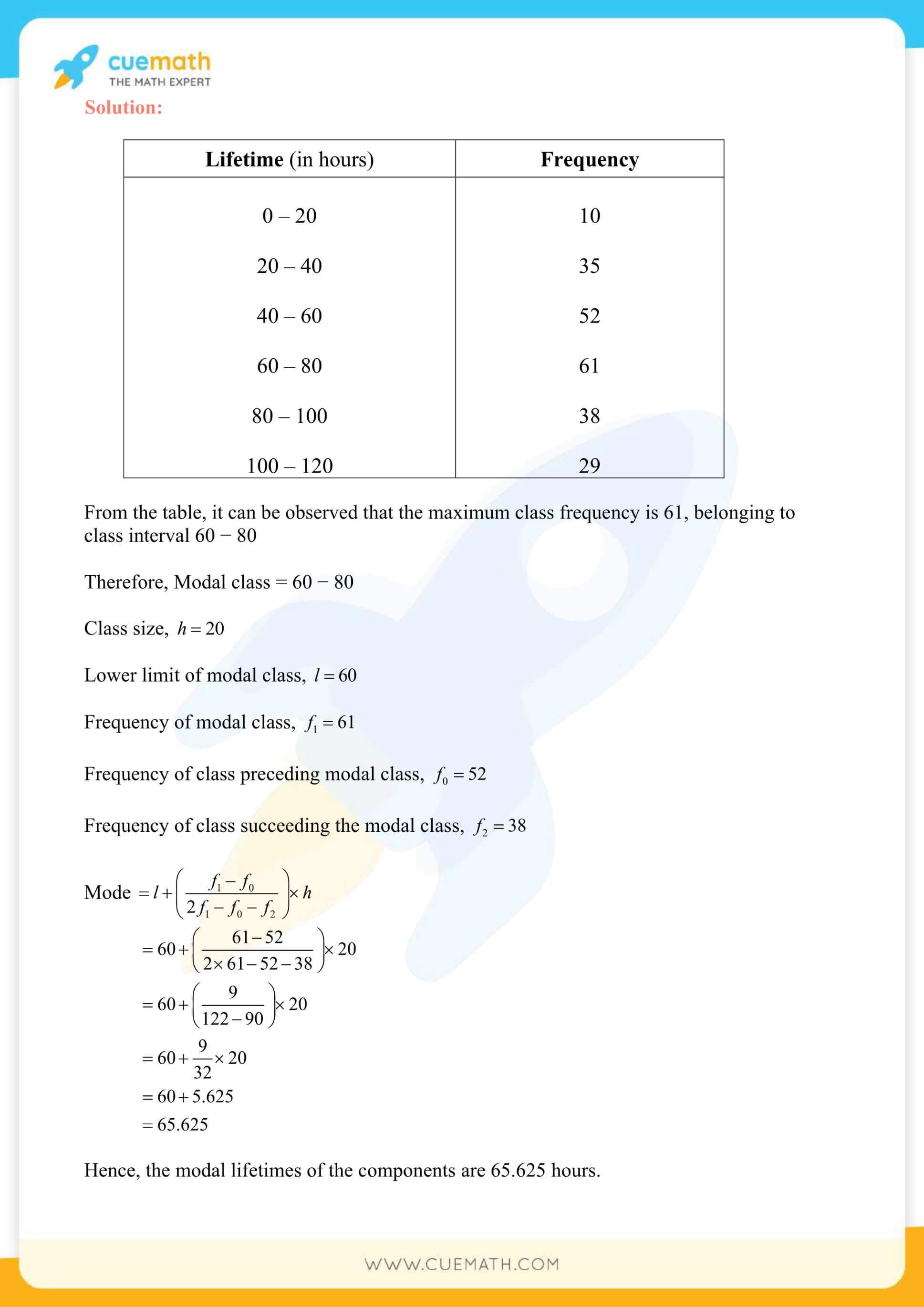 NCERT Solutions Class 10 Maths Chapter 14 Statistics 17