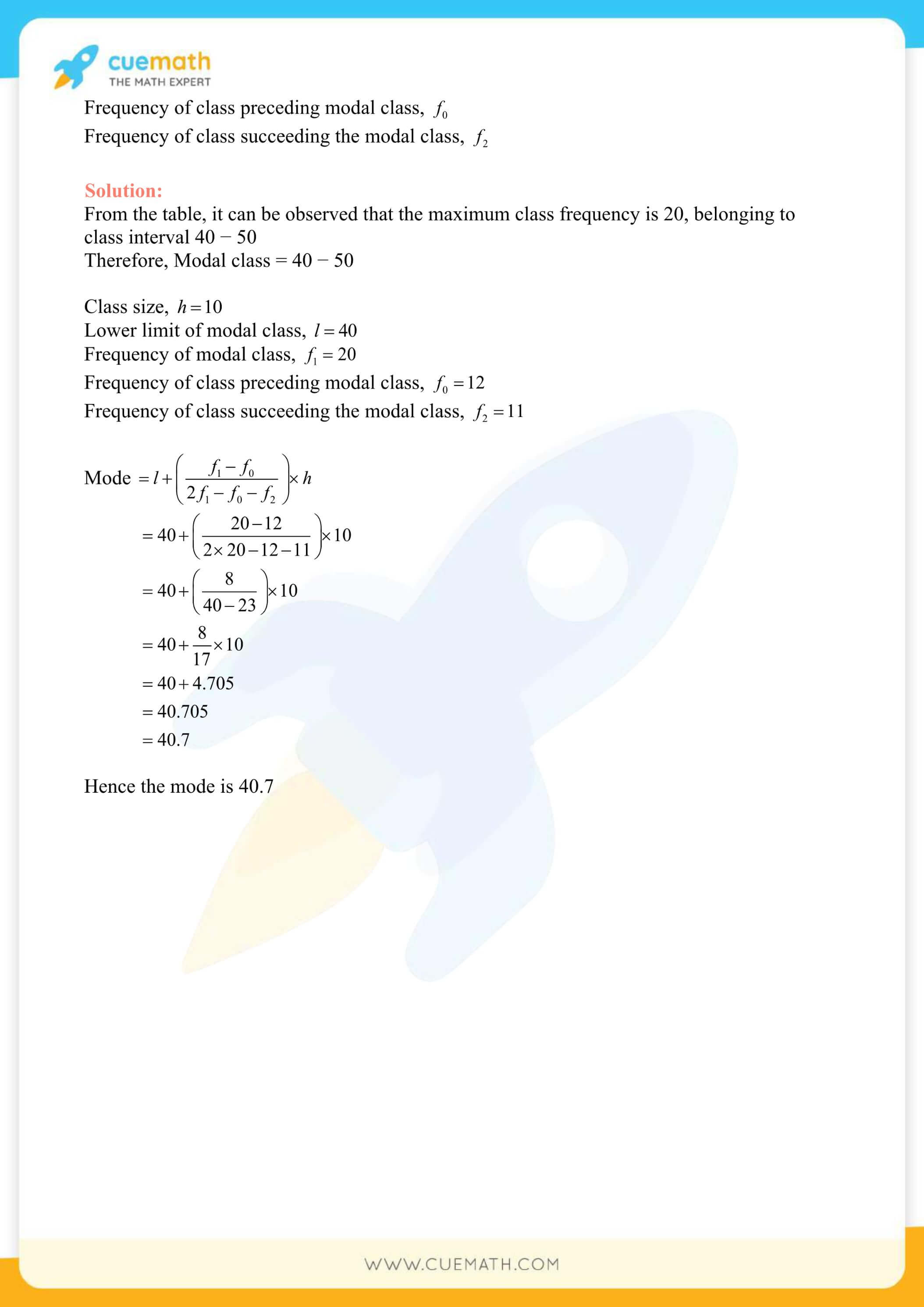 NCERT Solutions Class 10 Maths Chapter 14 Statistics 25