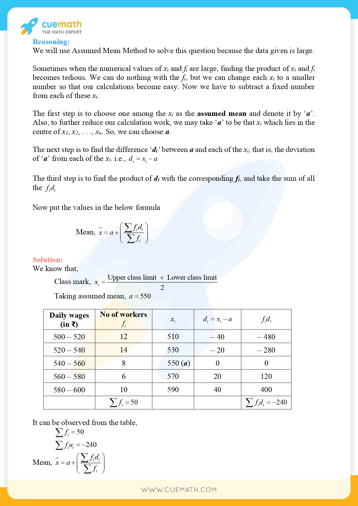 NCERT Solutions Class 10 Maths Chapter 14 Exercise 14.1 3