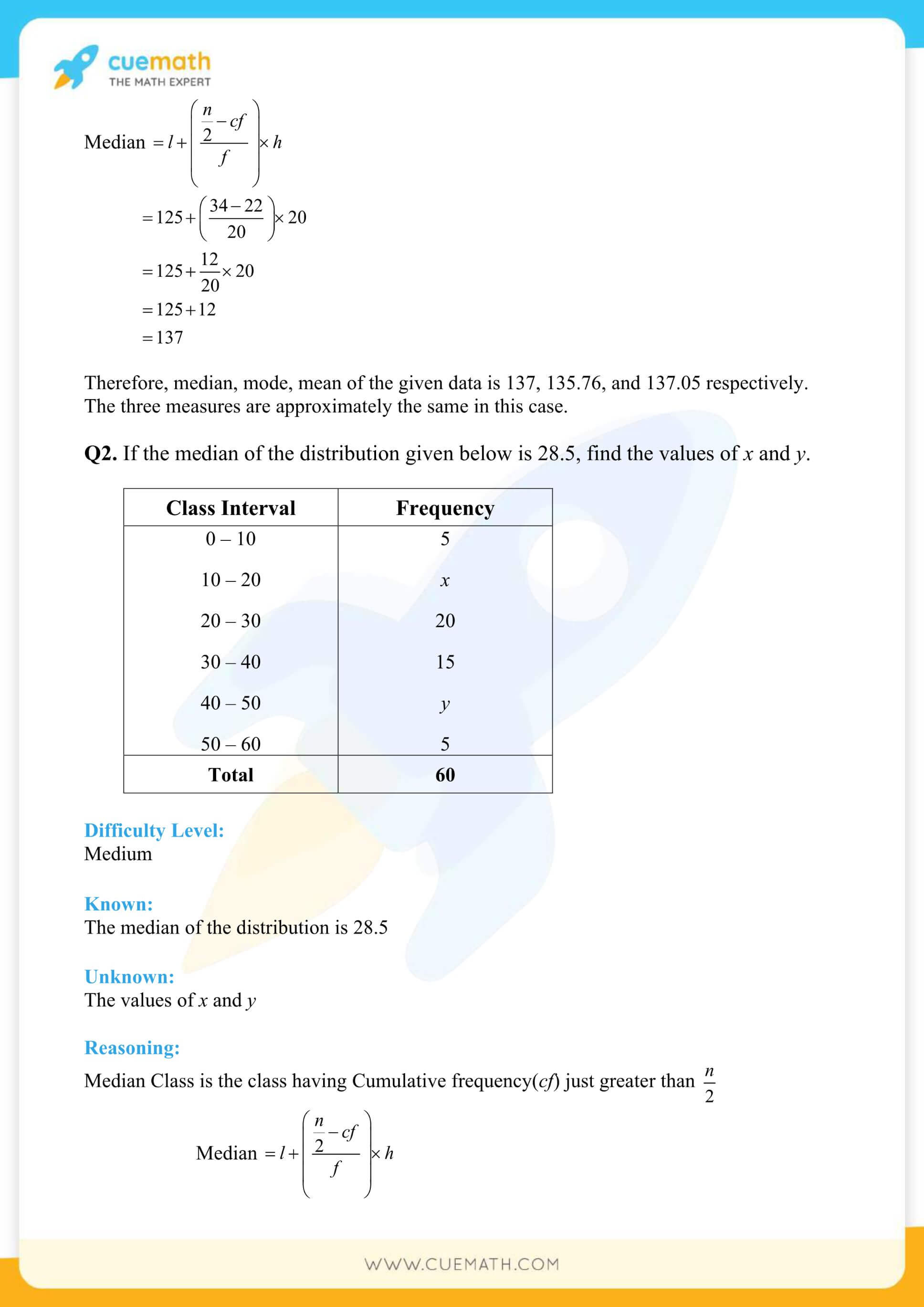 NCERT Solutions Class 10 Maths Chapter 14 Statistics 30