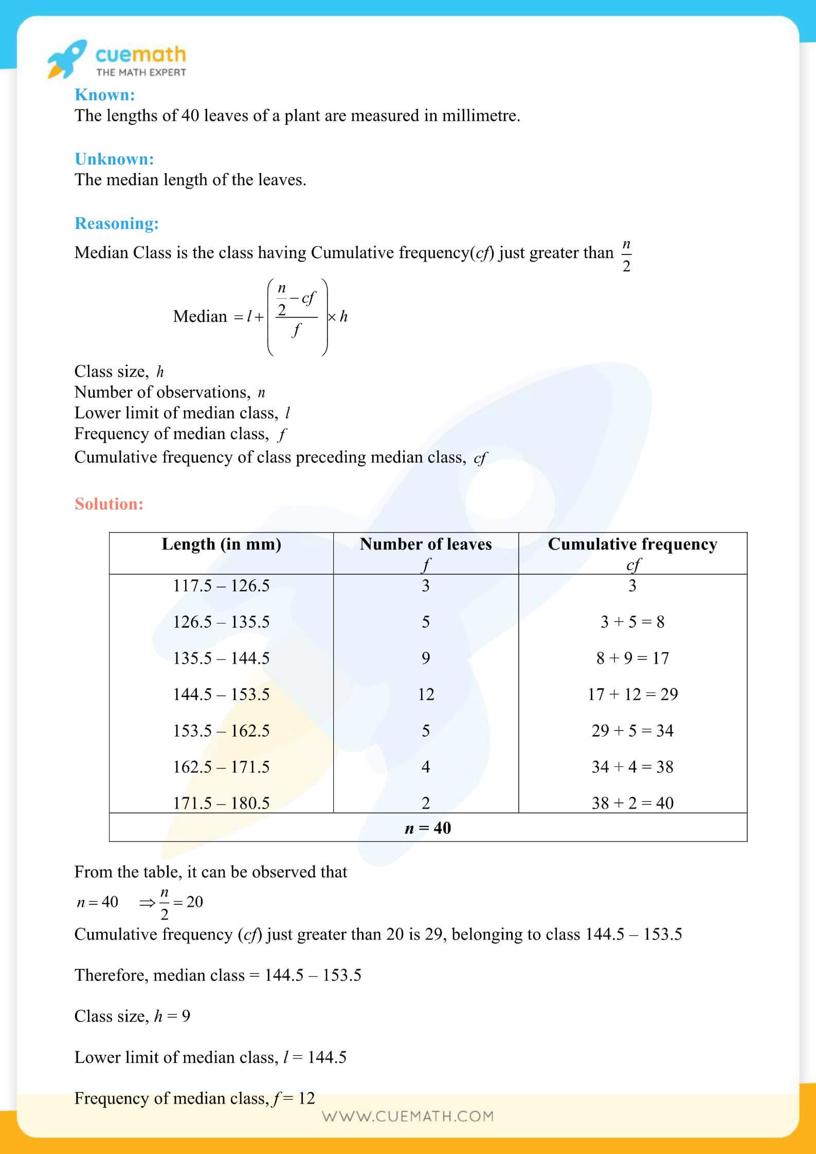 NCERT Solutions Class 10 Maths Chapter 14 Statistics 35