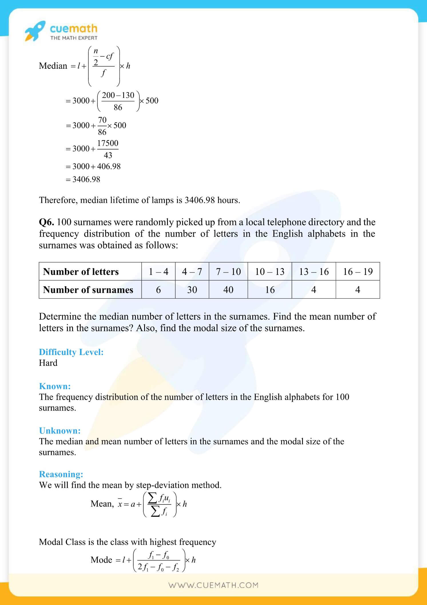 NCERT Solutions Class 10 Maths Chapter 14 Exercise 14.3 38