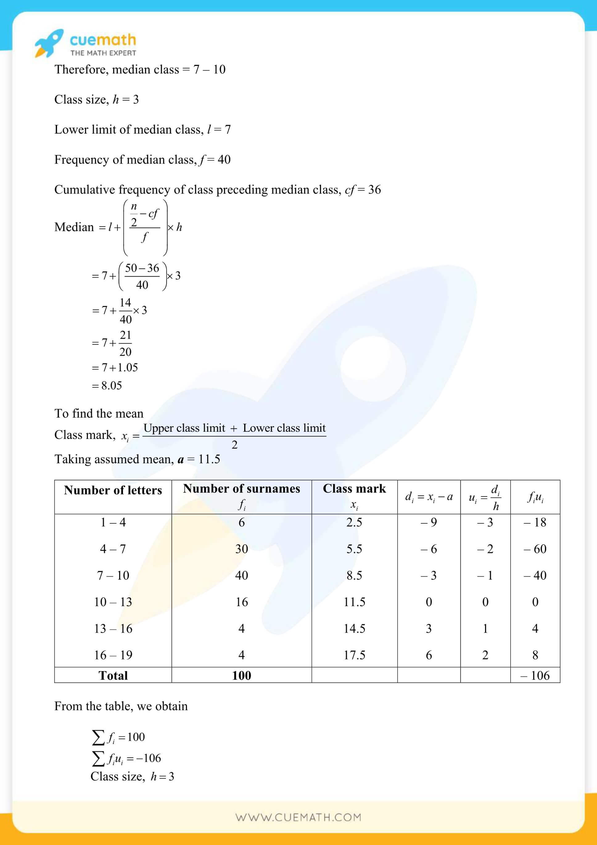 NCERT Solutions Class 10 Maths Chapter 14 Exercise 14.3 40