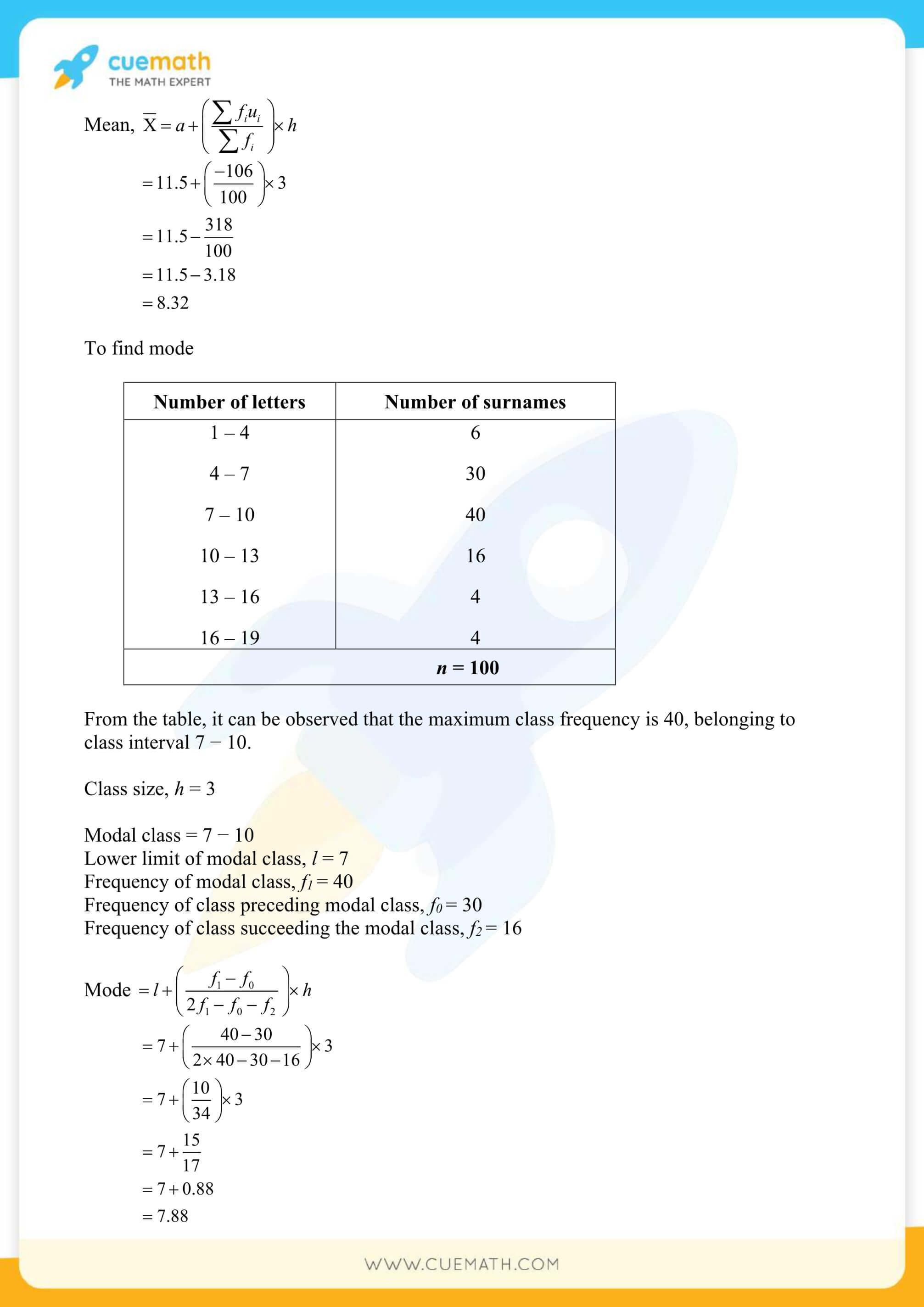 NCERT Solutions Class 10 Maths Chapter 14 Statistics 41