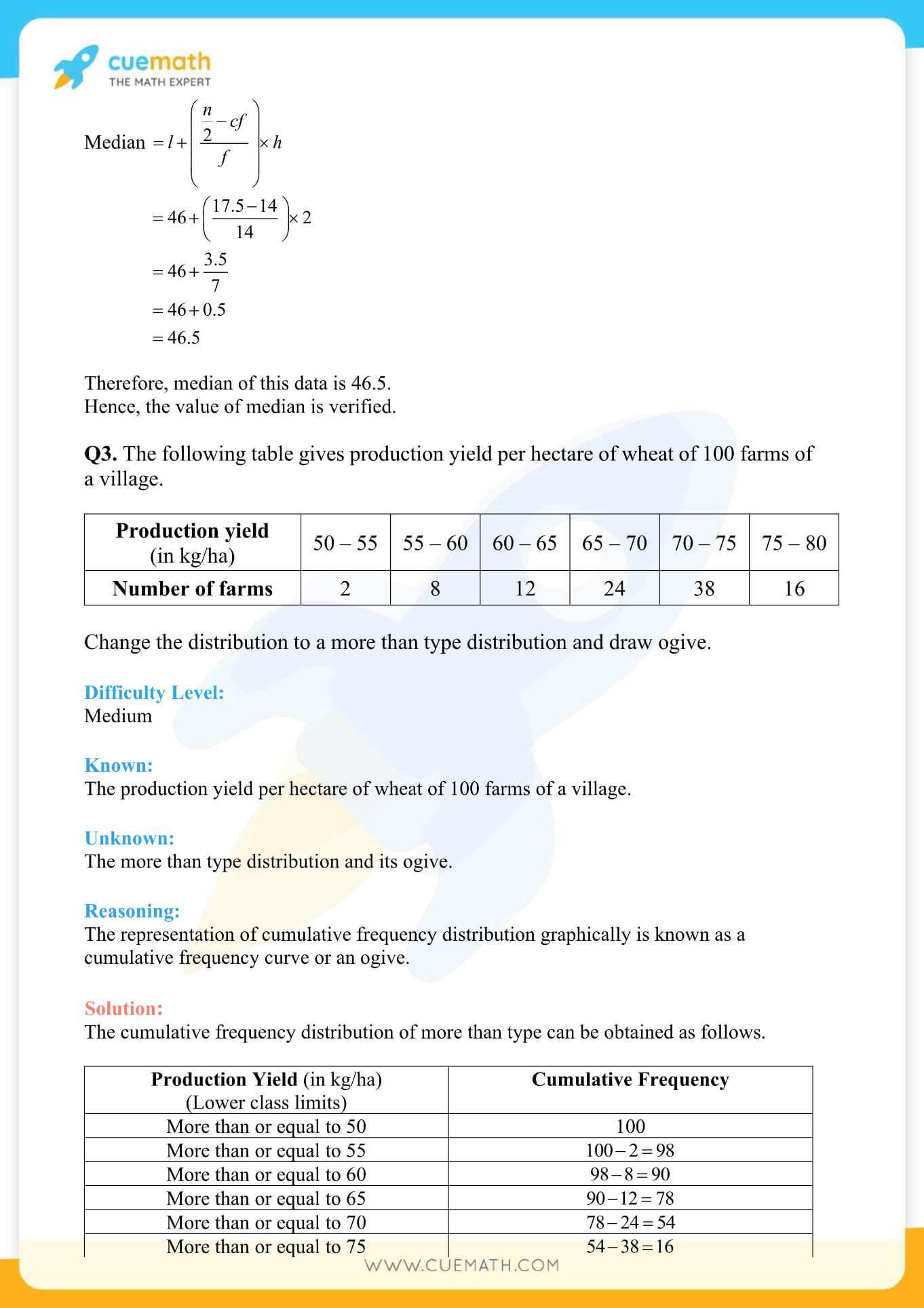 NCERT Solutions Class 10 Maths Chapter 14 Statistics 48