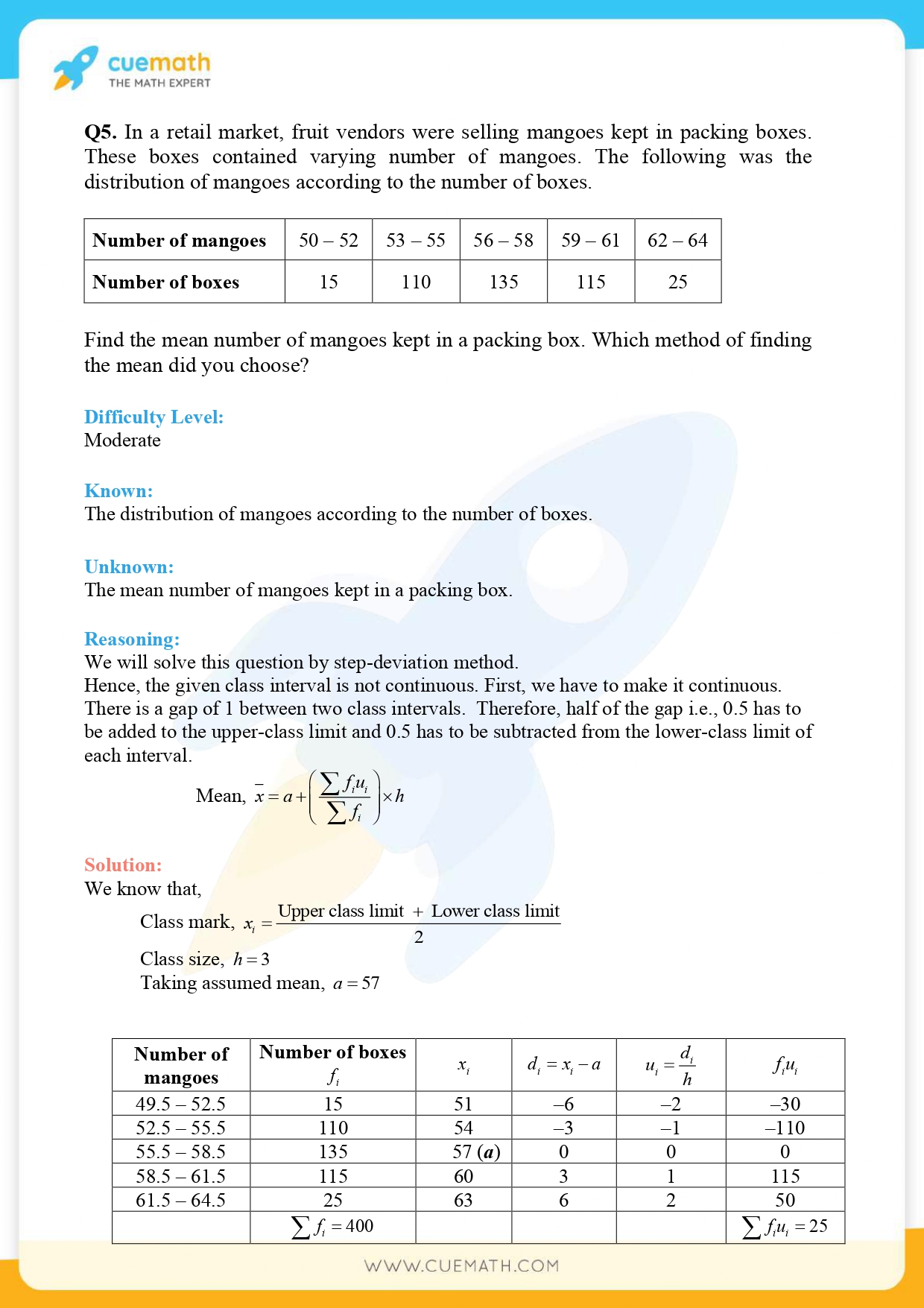 NCERT Solutions Class 10 Maths Chapter 14 Exercise 14.1 7