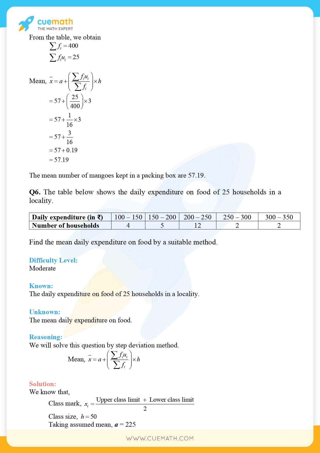 NCERT Solutions Class 10 Maths Chapter 14 Statistics 8