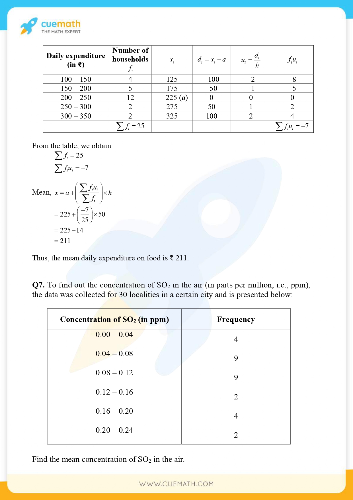 NCERT Solutions Class 10 Maths Chapter 14 Exercise 14.1 9