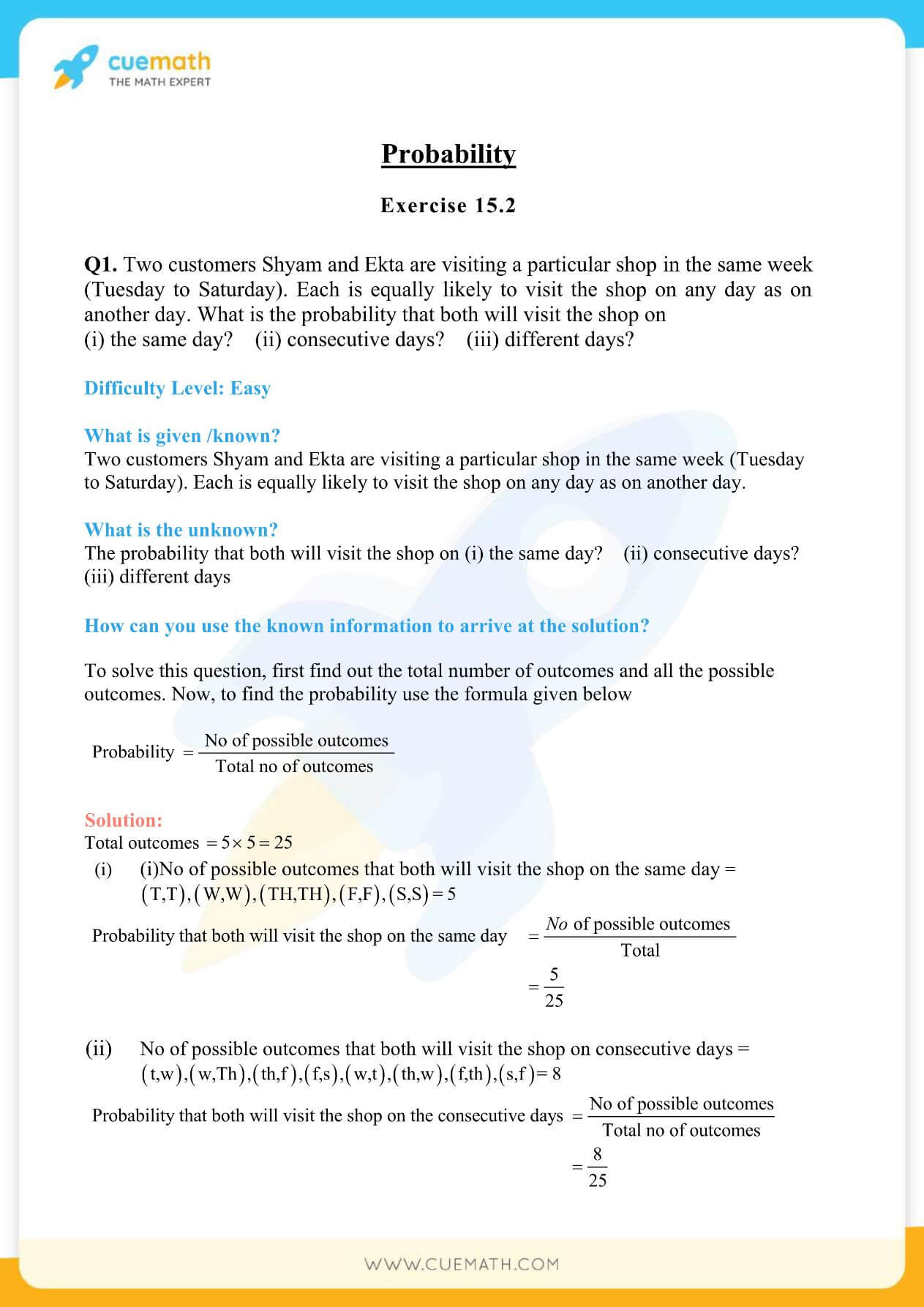 NCERT Solutions Class 10 Maths Chapter 15 Probability 16