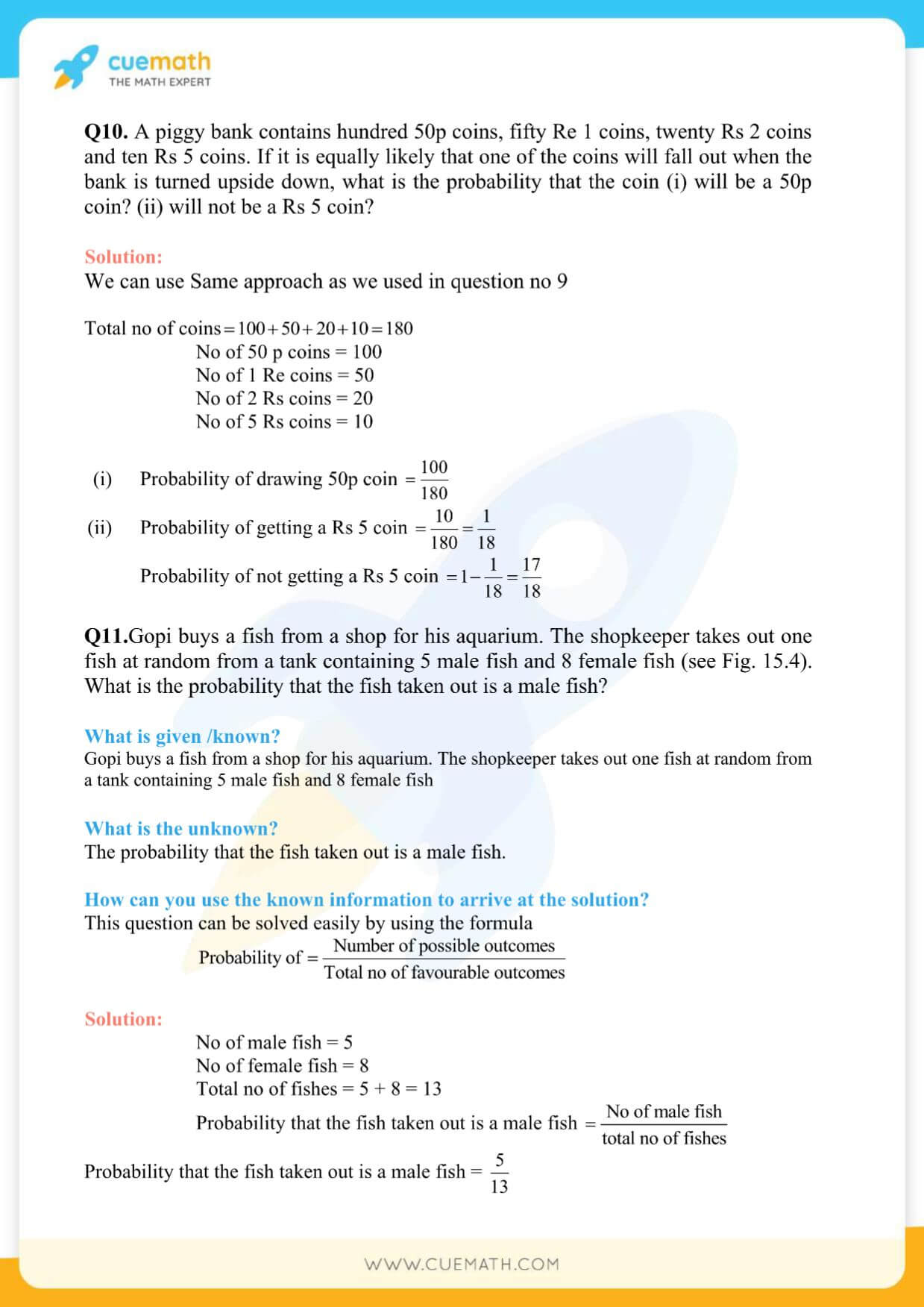 NCERT Solutions Class 10 Maths Chapter 15 Exercise 15.1 5