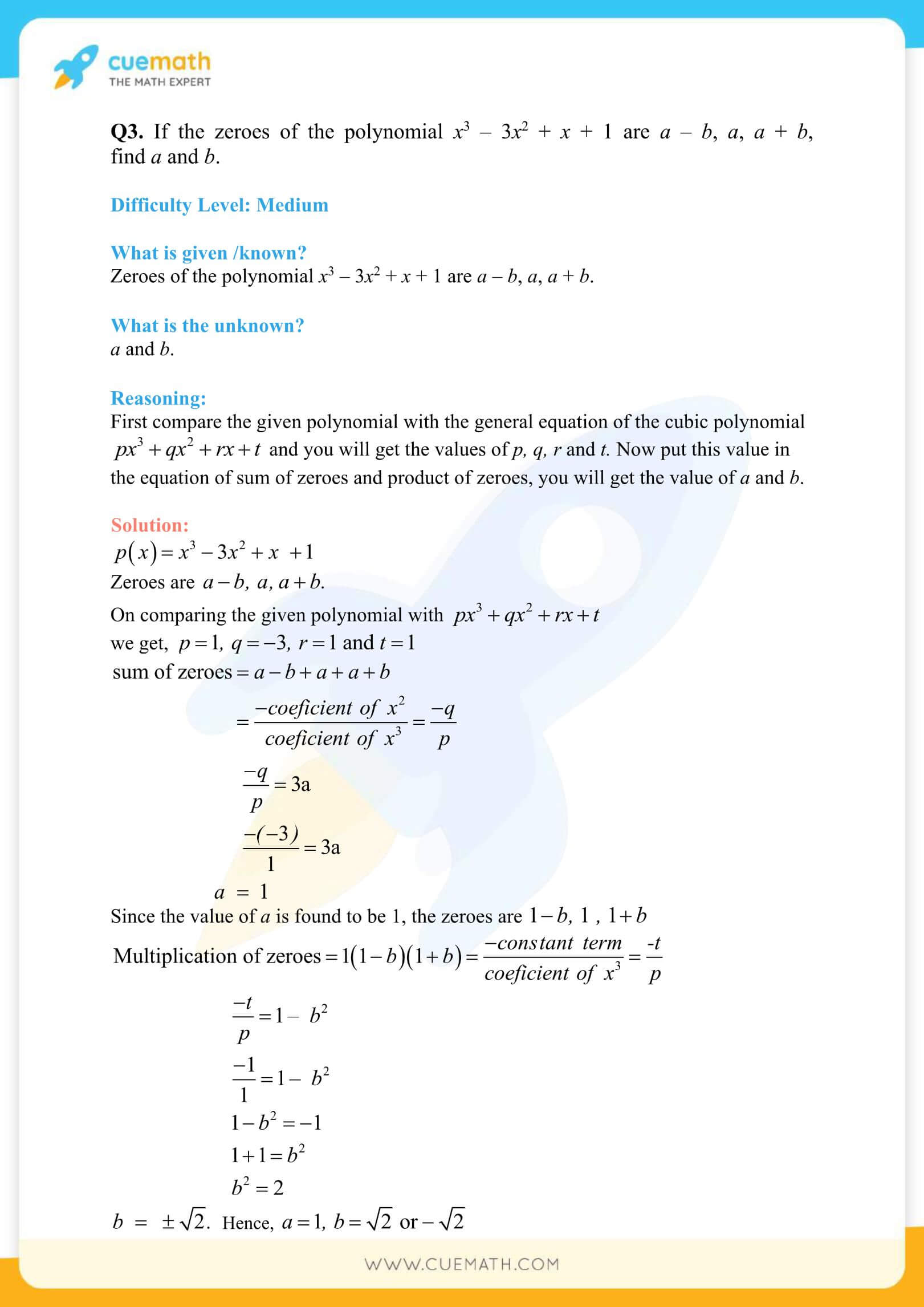 NCERT Solutions Class 10 Maths Chapter 2 Polynomials 25
