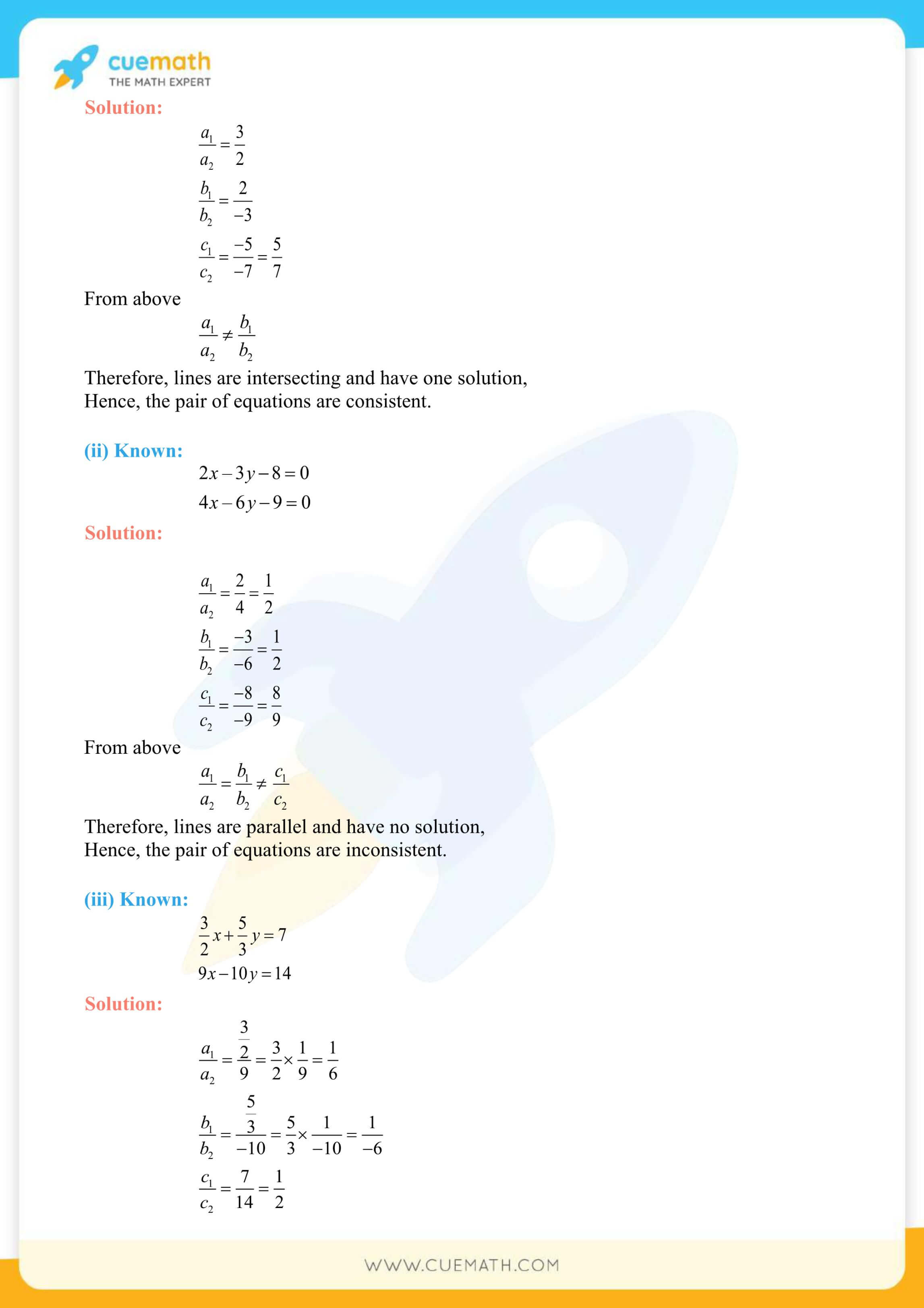 NCERT Solutions Class 10 Maths Chapter 3 Pair Of Linear Equations 20