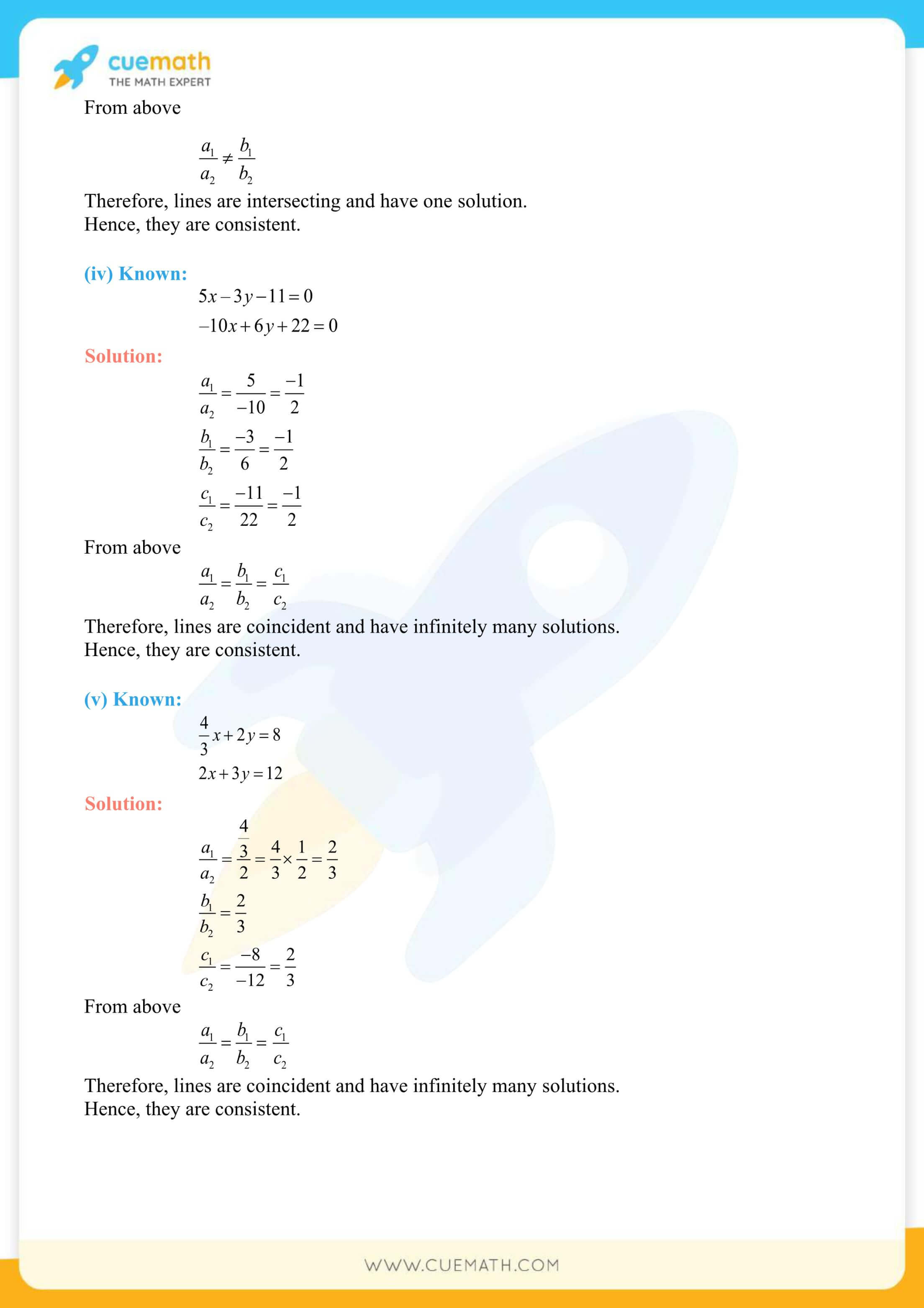 NCERT Solutions Class 10 Maths Chapter 3 Pair Of Linear Equations 21