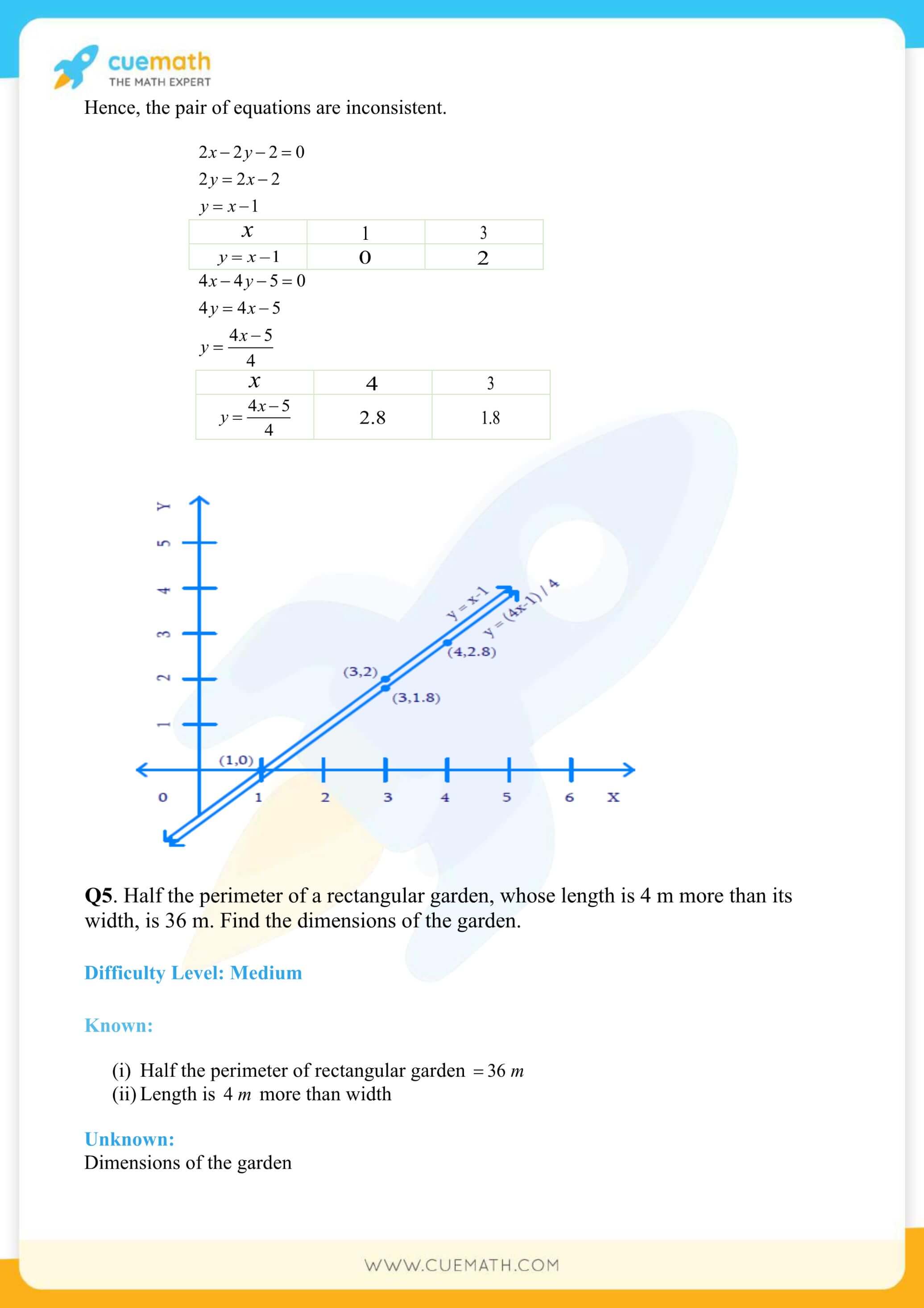 NCERT Solutions Class 10 Maths Chapter 3 Pair Of Linear Equations 26