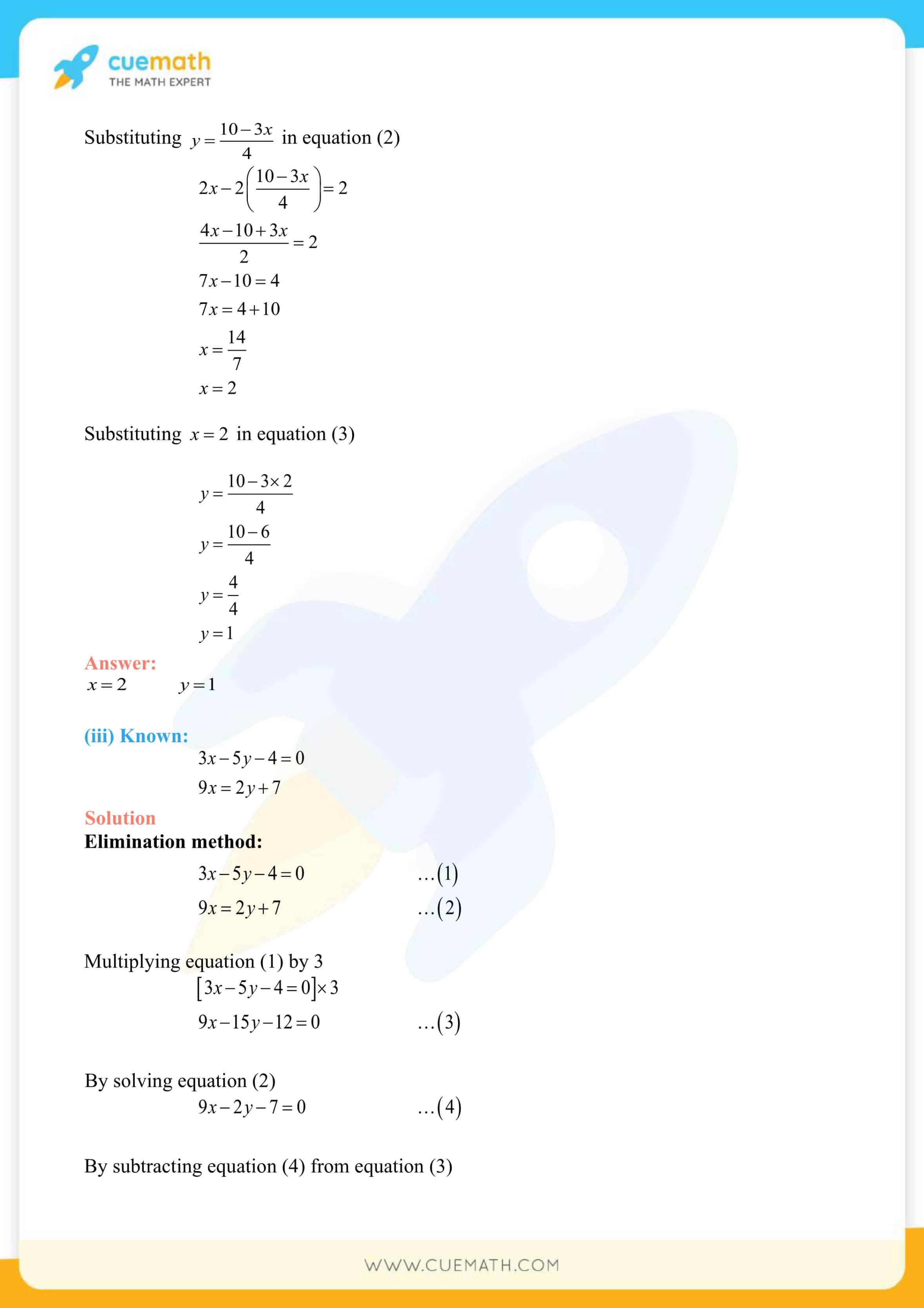 NCERT Solutions Class 10 Maths Chapter 3 Pair Of Linear Equations 47