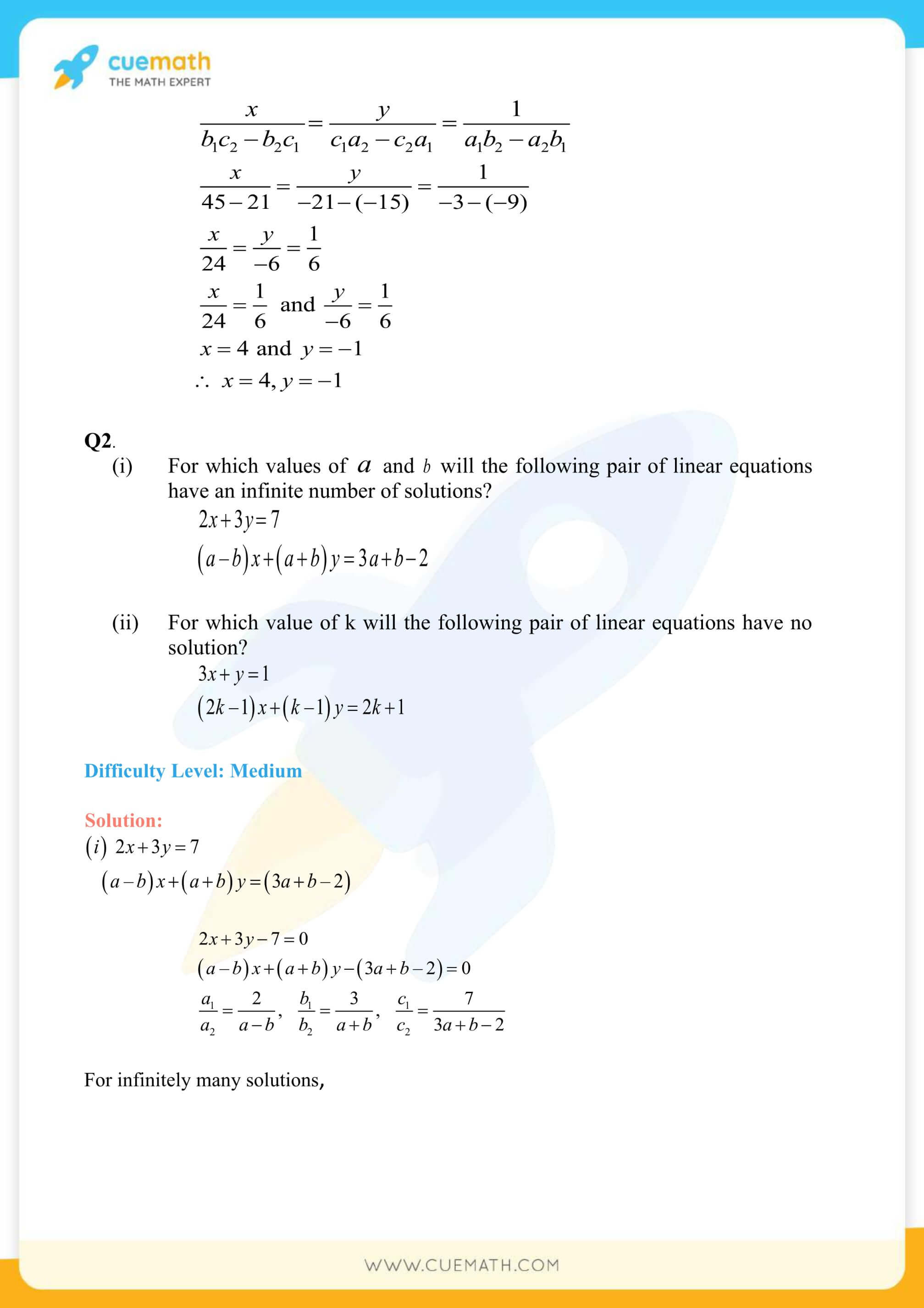 NCERT Solutions Class 10 Maths Chapter 3 Pair Of Linear Equations 59