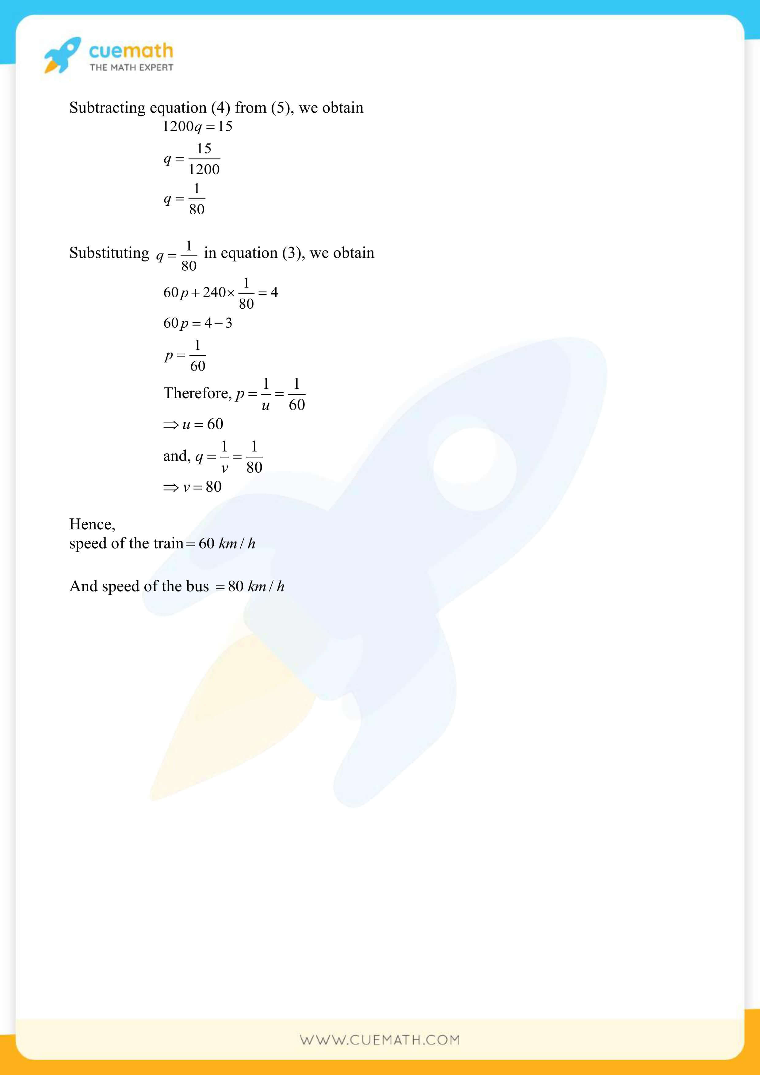 NCERT Solutions Class 10 Maths Chapter 3 Exercise 3.6 77