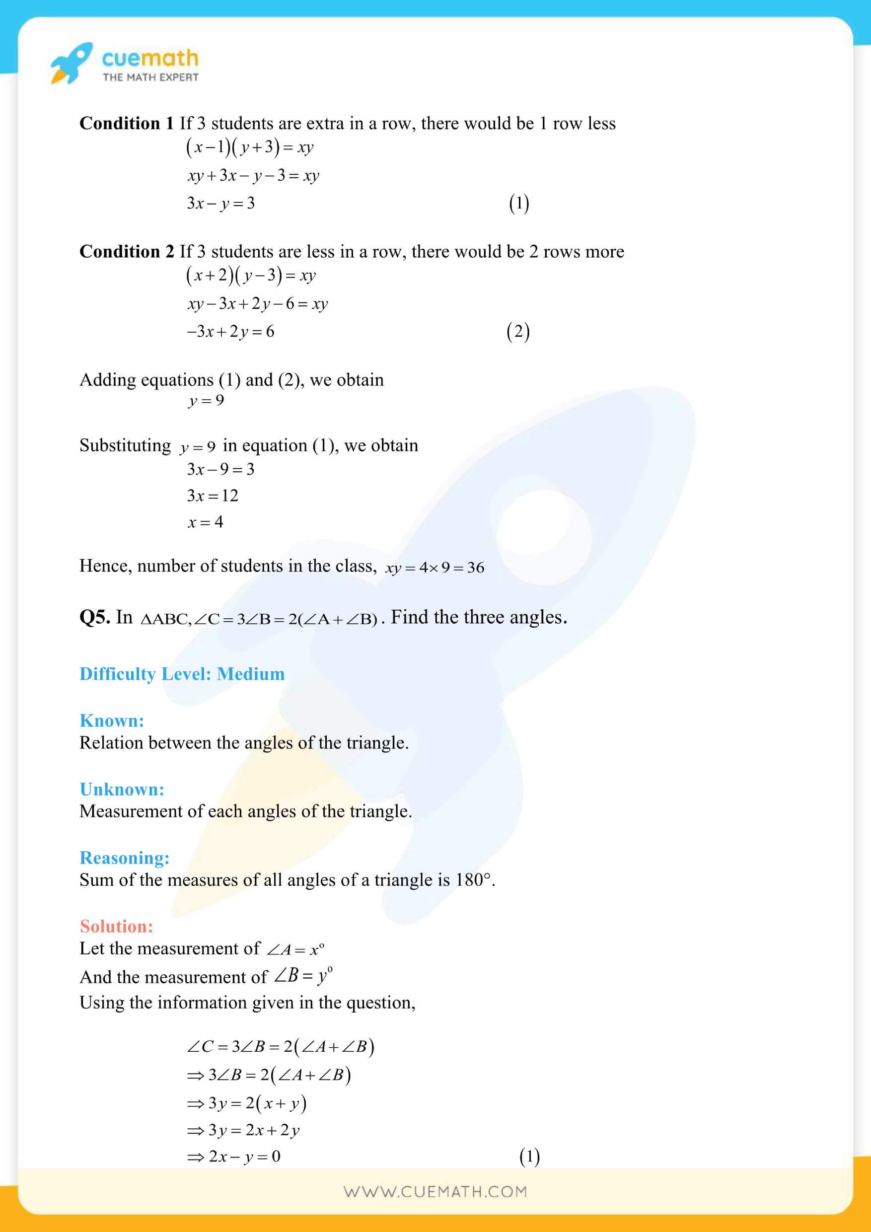 NCERT Solutions Class 10 Maths Chapter 3 Pair Of Linear Equations 82