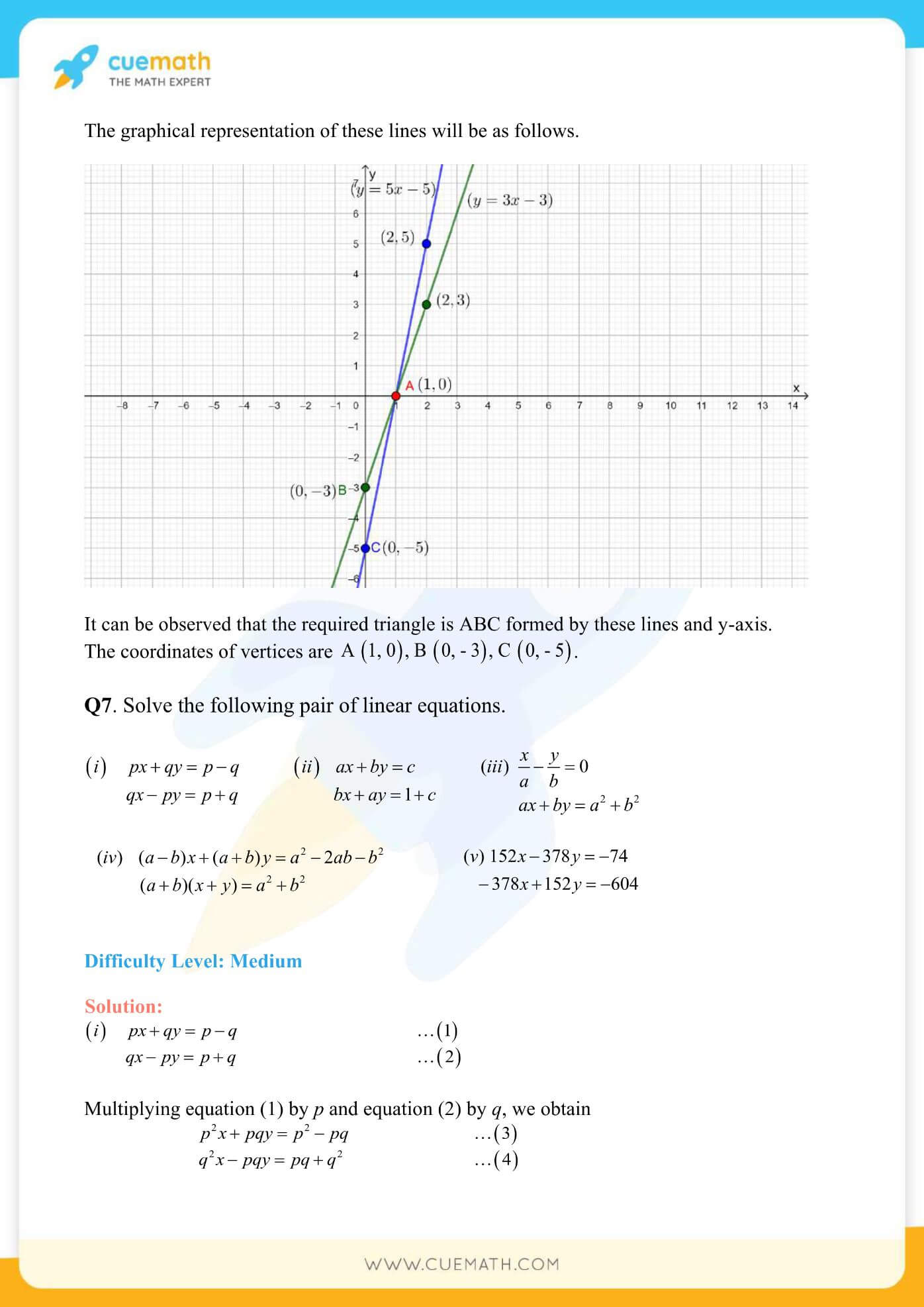 NCERT Solutions Class 10 Maths Chapter 3 Pair Of Linear Equations 84