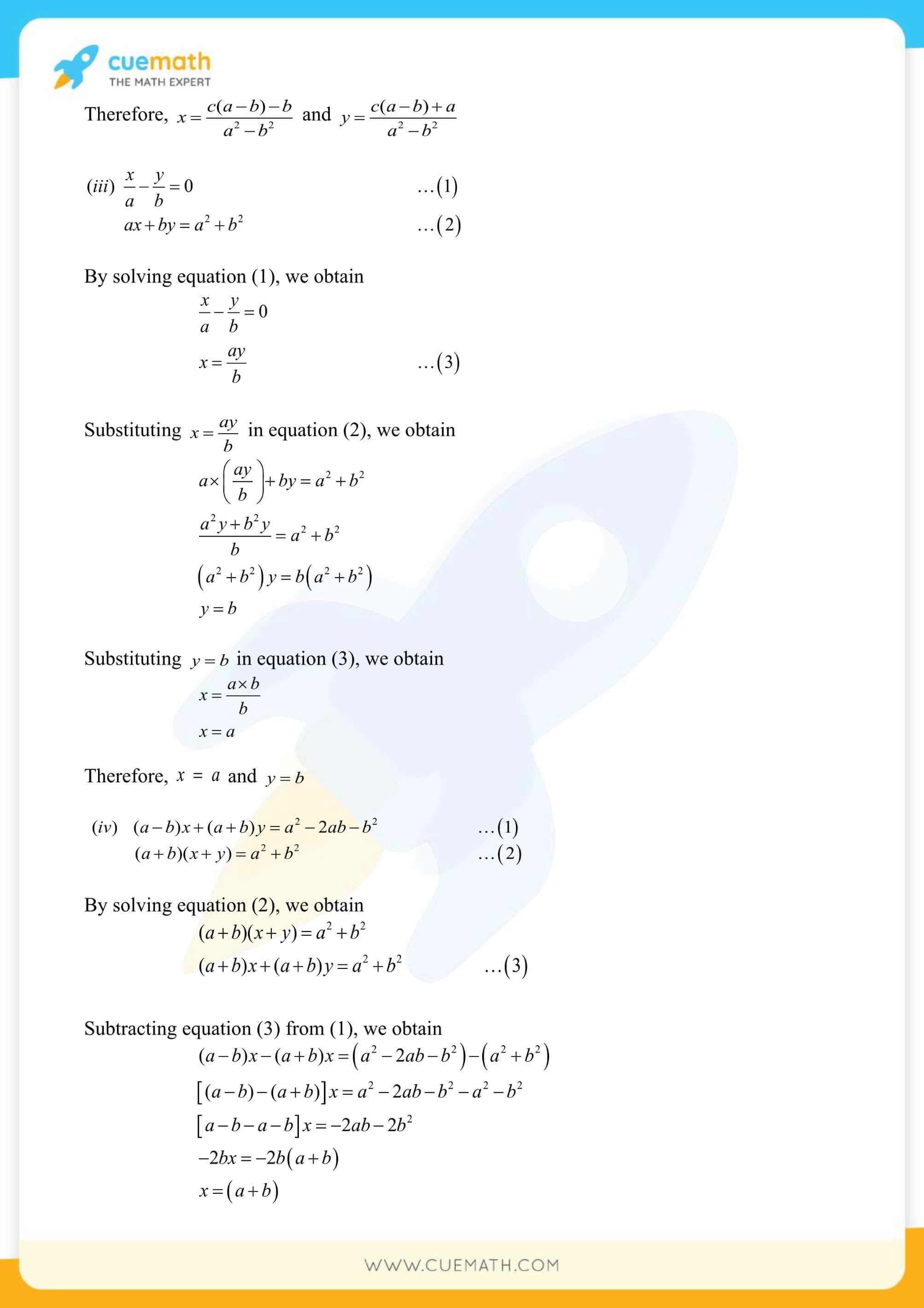 NCERT Solutions Class 10 Maths Chapter 3 Pair Of Linear Equations 86